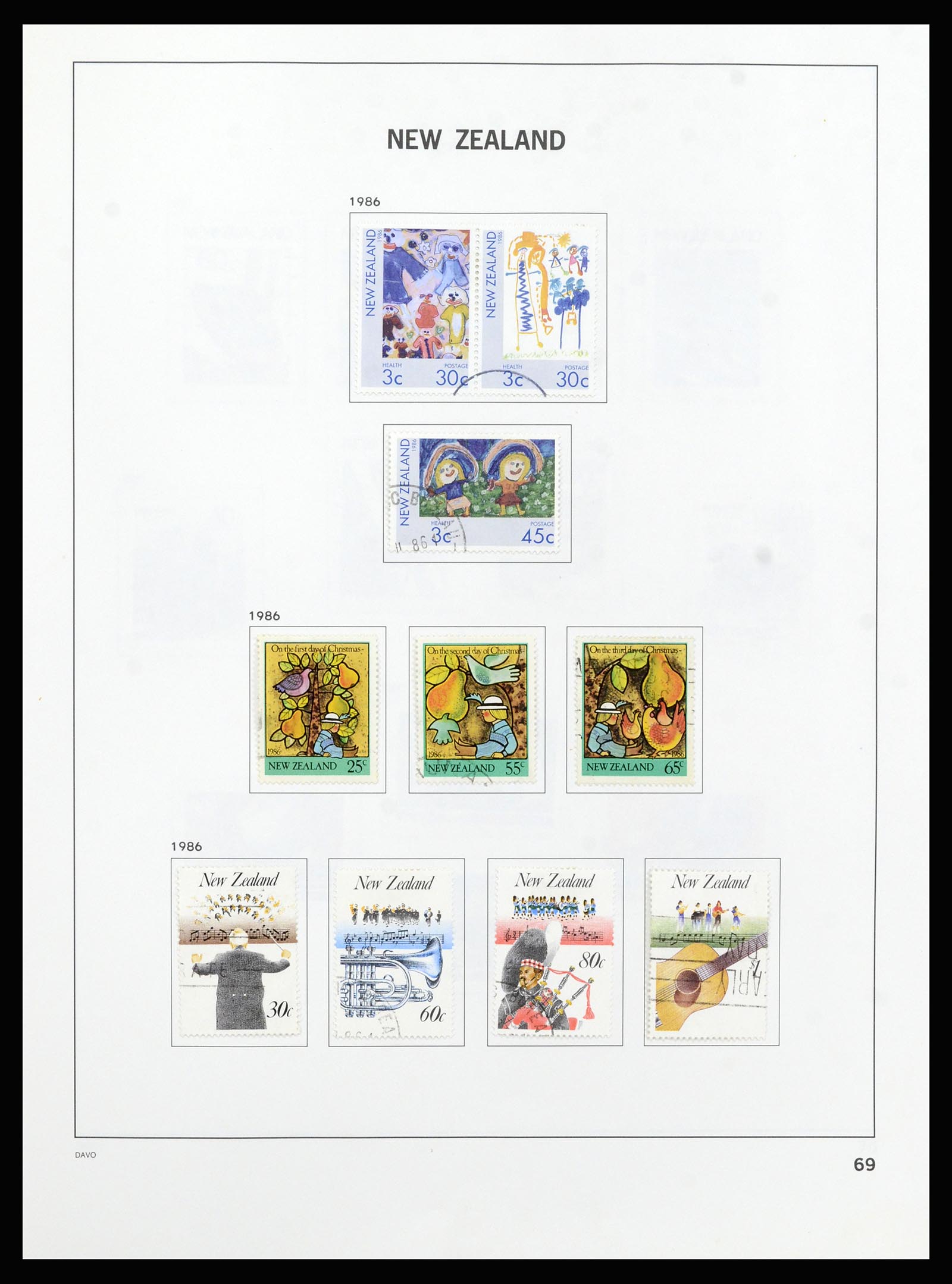 37209 070 - Stamp collection 37209 New Zealand 1855-1997.
