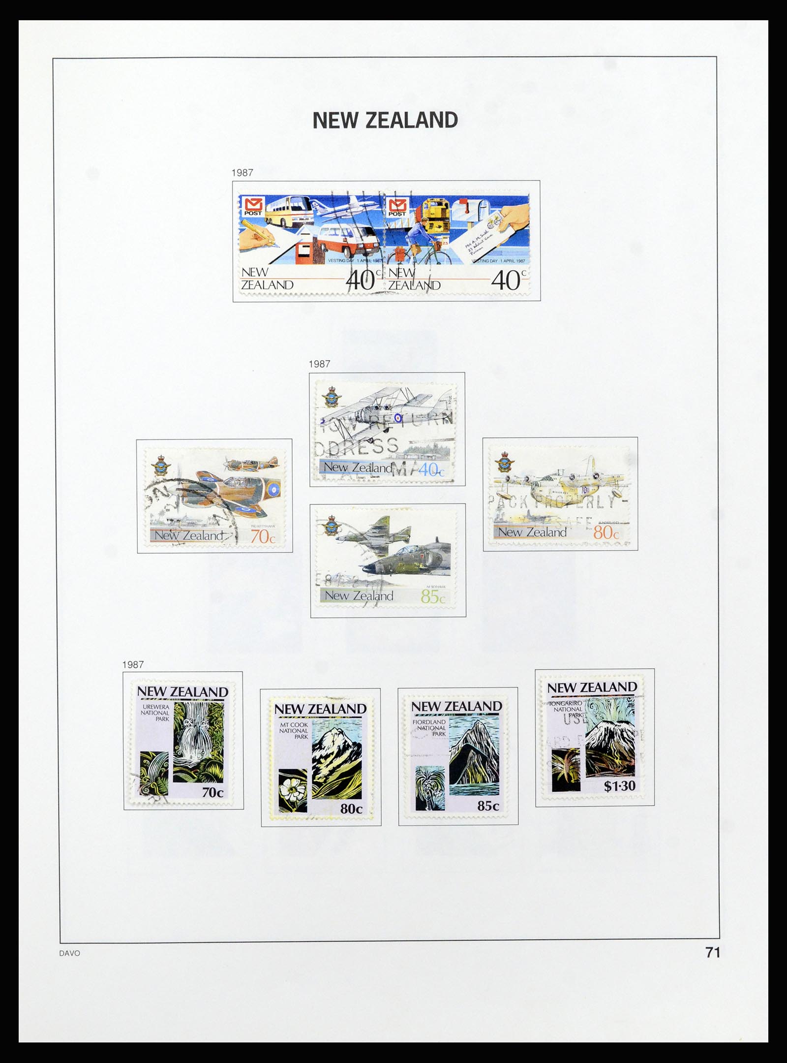 37209 072 - Stamp collection 37209 New Zealand 1855-1997.