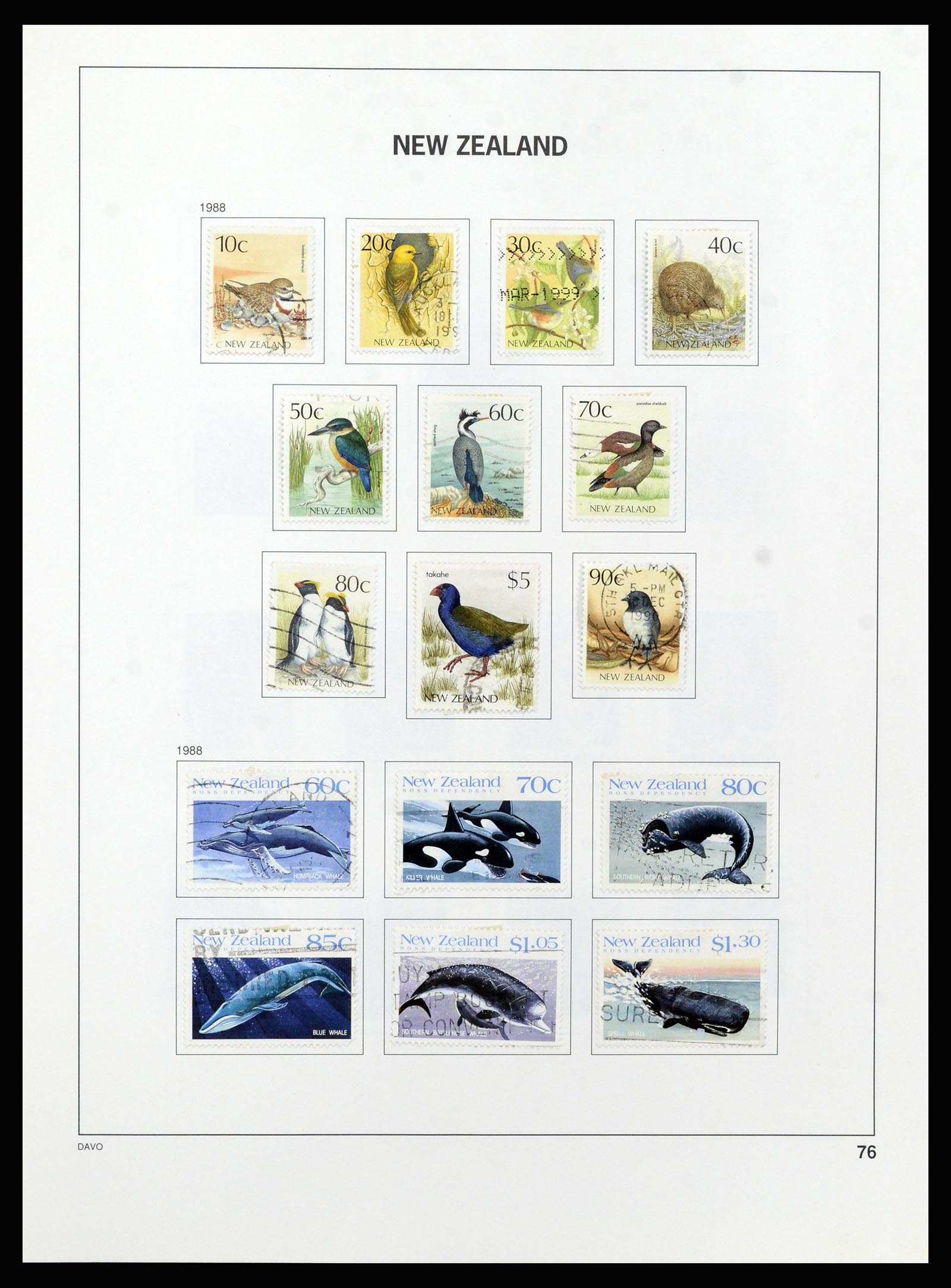 37209 077 - Stamp collection 37209 New Zealand 1855-1997.