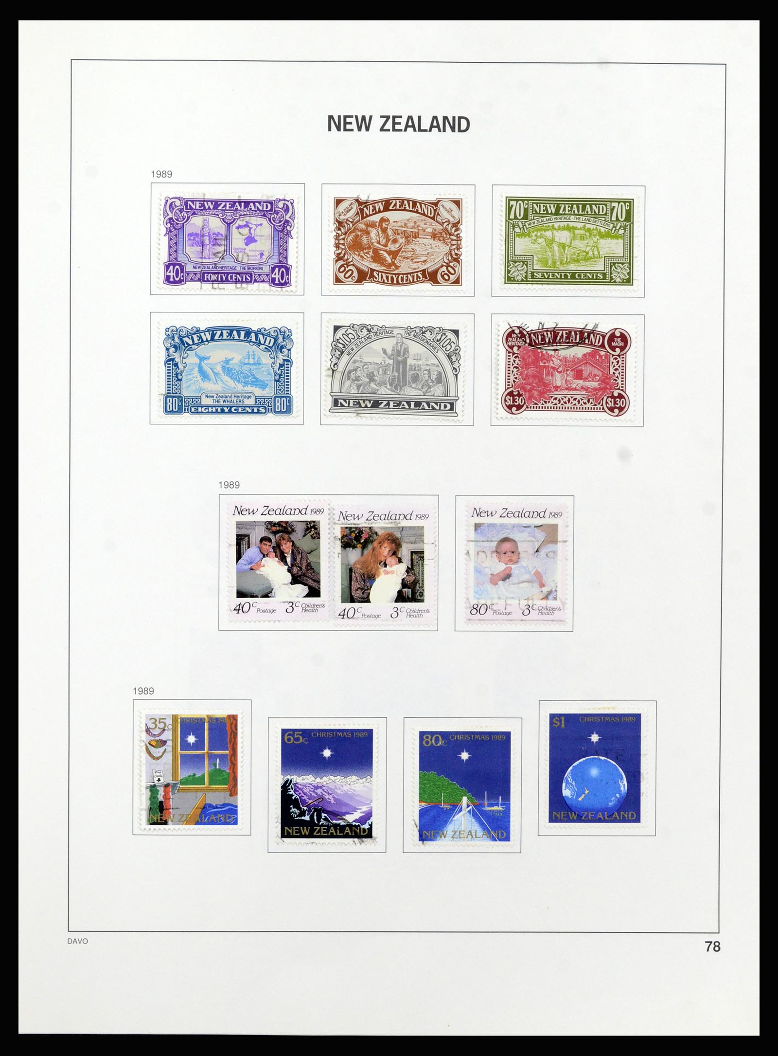37209 079 - Stamp collection 37209 New Zealand 1855-1997.