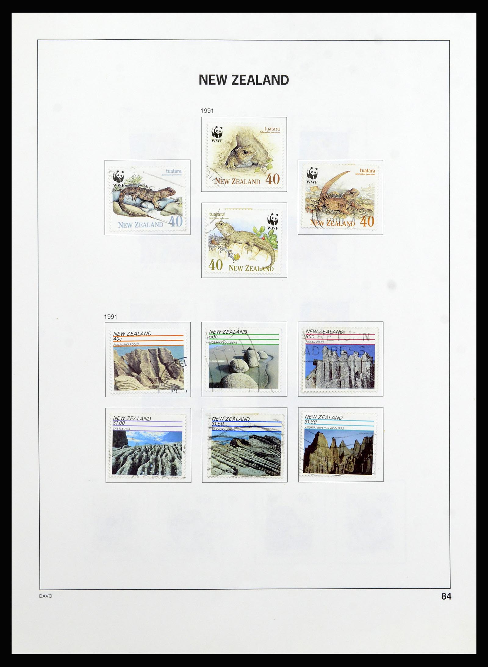 37209 085 - Postzegelverzameling 37209 Nieuw Zeeland 1855-1997.