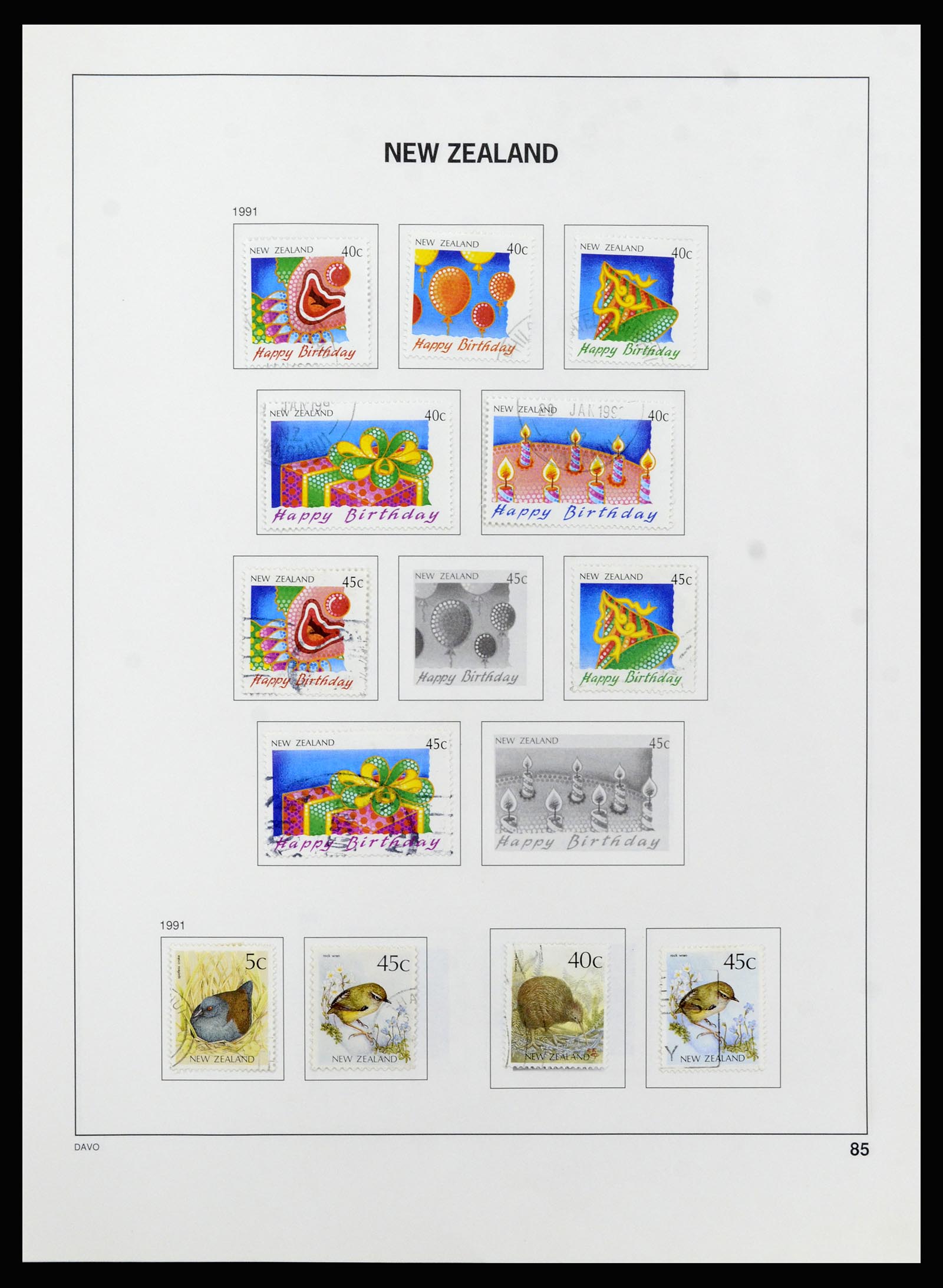 37209 086 - Postzegelverzameling 37209 Nieuw Zeeland 1855-1997.