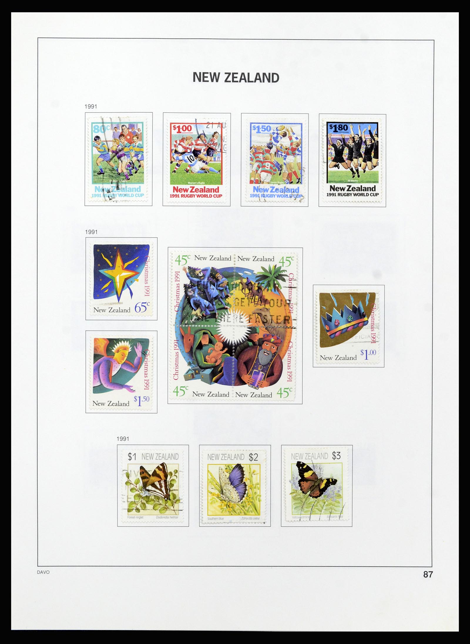 37209 088 - Postzegelverzameling 37209 Nieuw Zeeland 1855-1997.