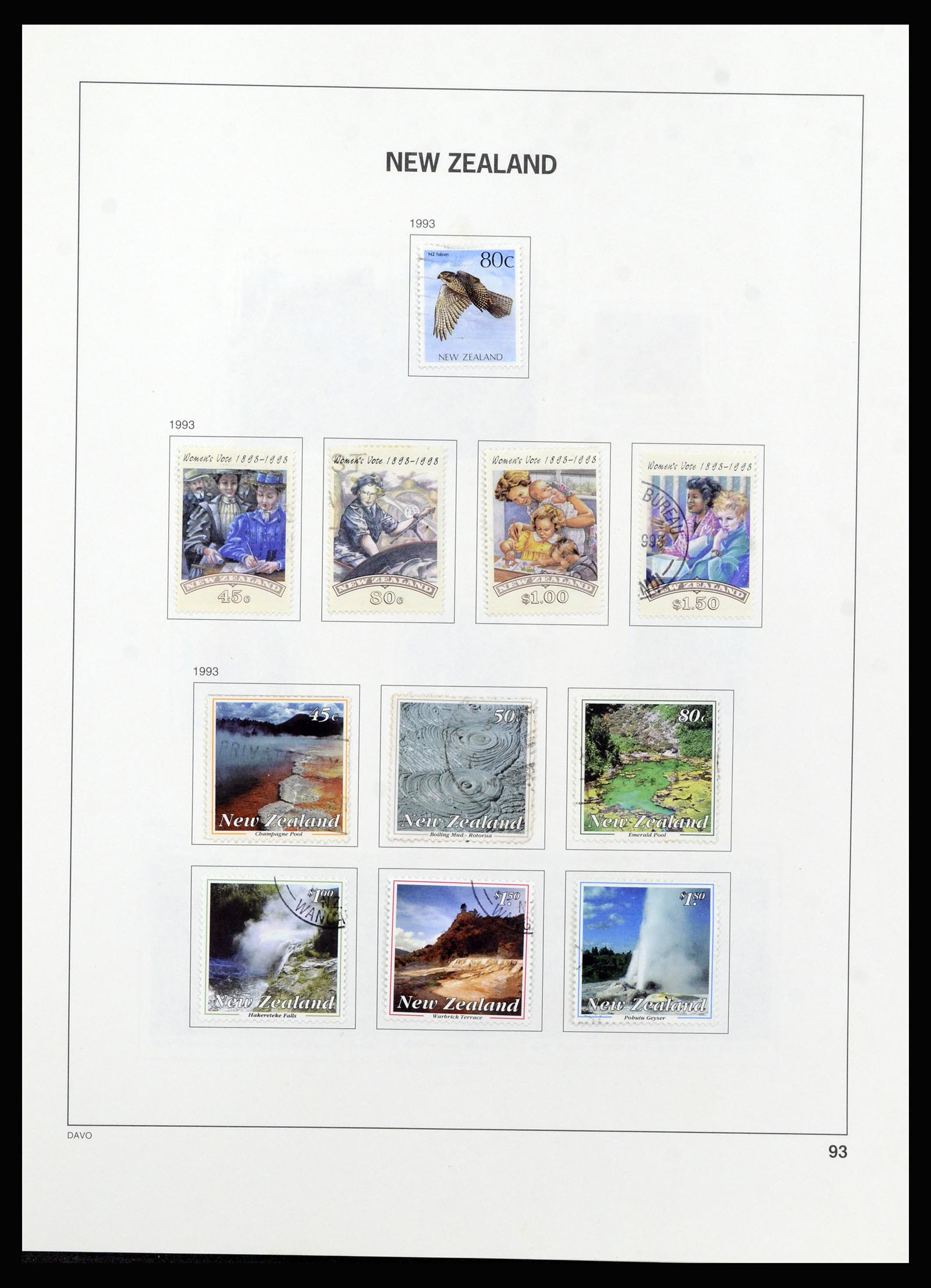 37209 092 - Postzegelverzameling 37209 Nieuw Zeeland 1855-1997.