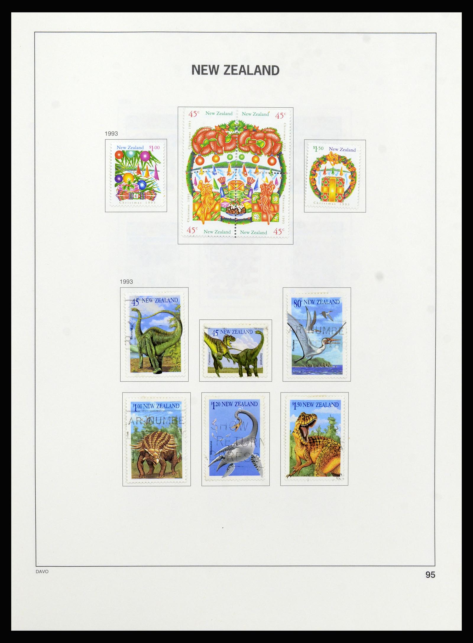 37209 094 - Postzegelverzameling 37209 Nieuw Zeeland 1855-1997.