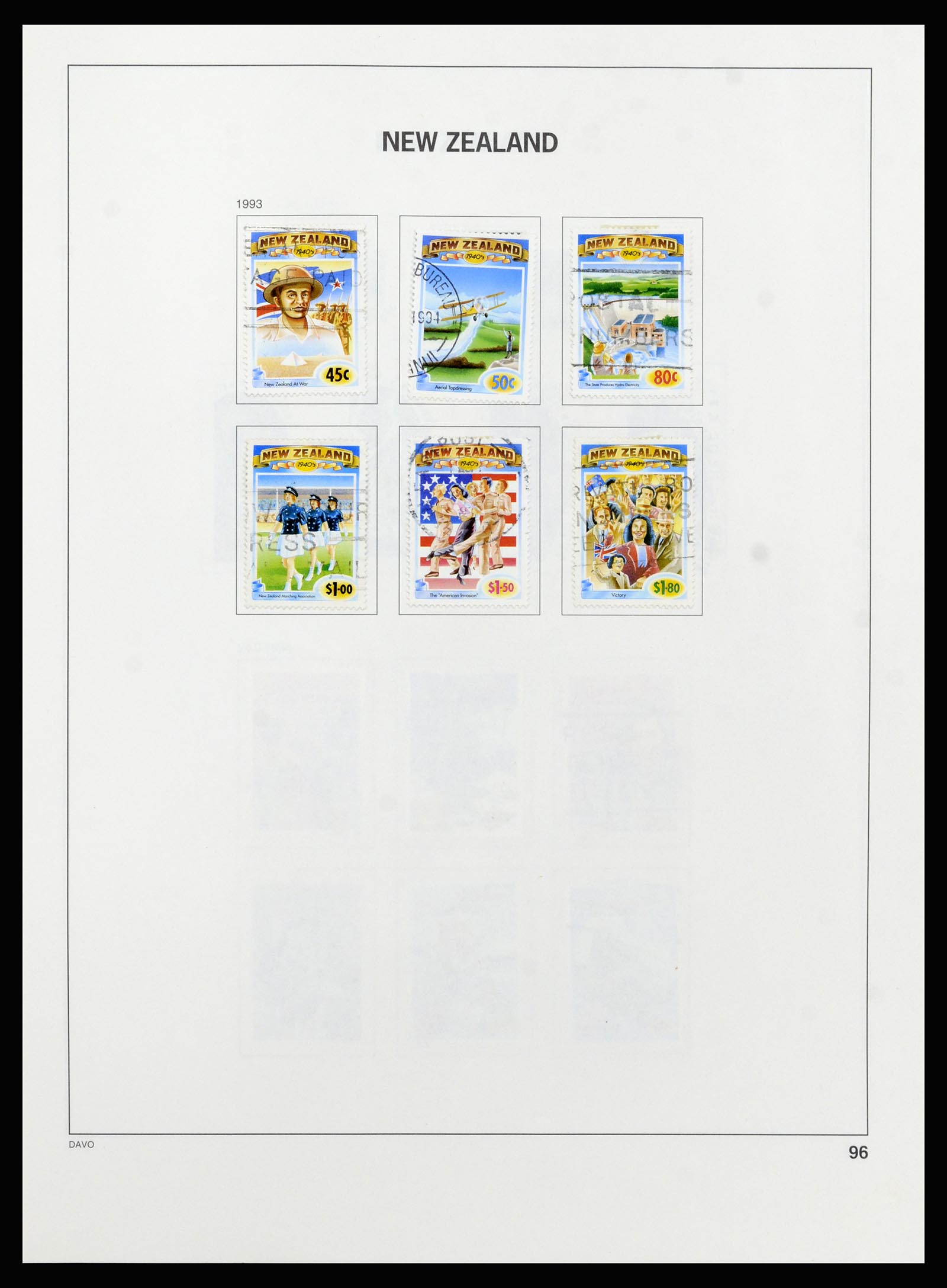37209 095 - Postzegelverzameling 37209 Nieuw Zeeland 1855-1997.