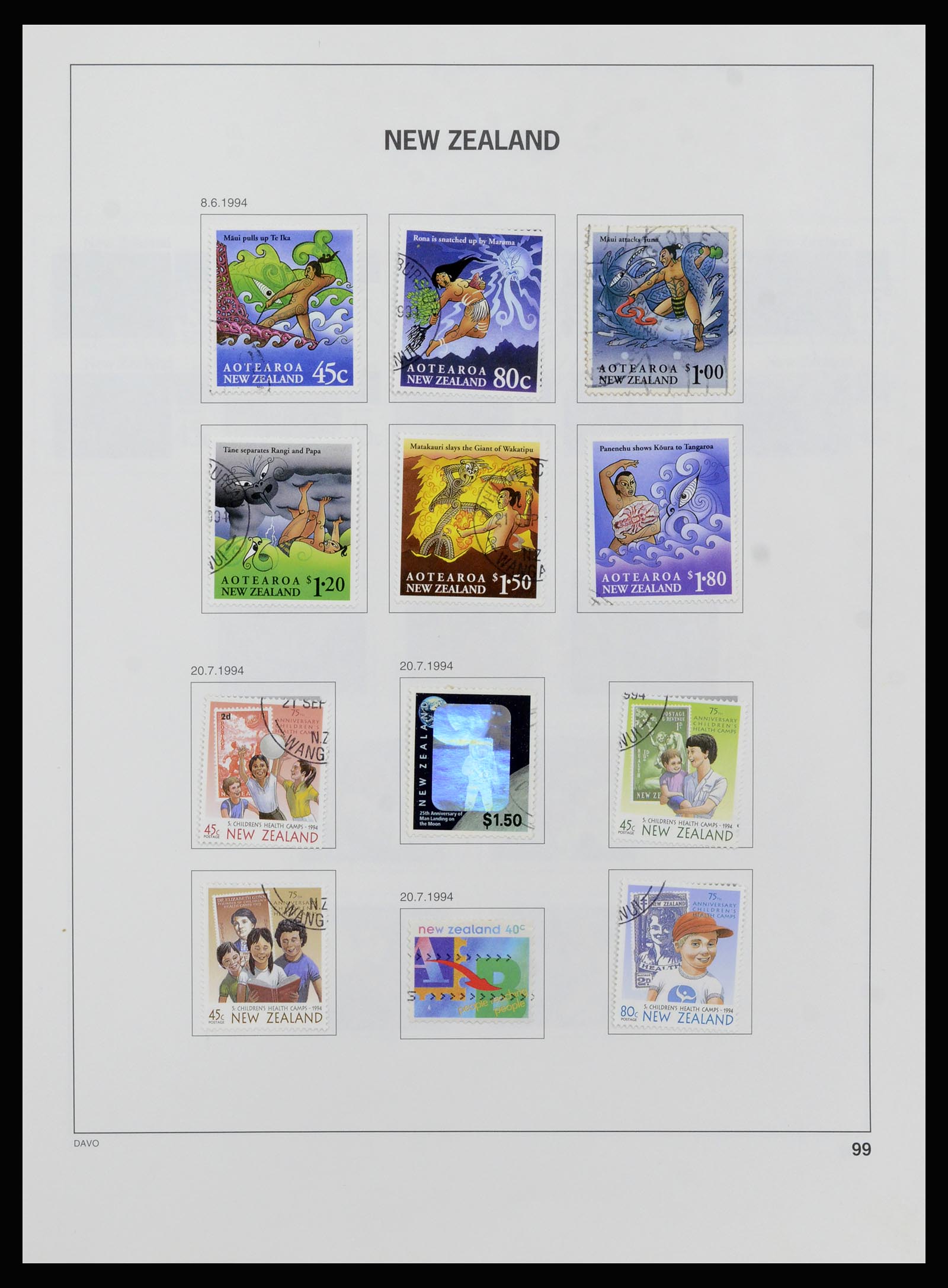 37209 098 - Postzegelverzameling 37209 Nieuw Zeeland 1855-1997.