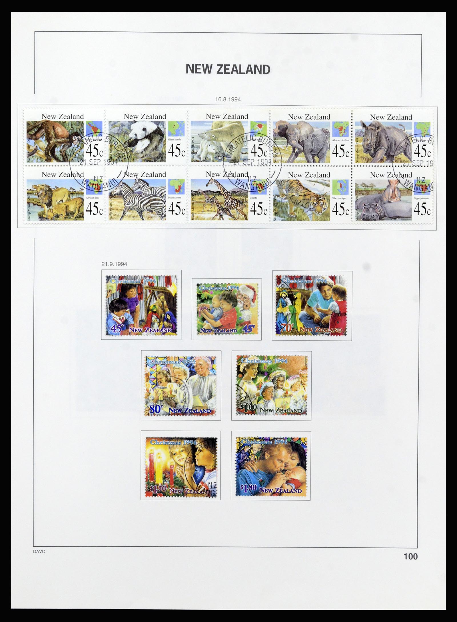 37209 099 - Postzegelverzameling 37209 Nieuw Zeeland 1855-1997.