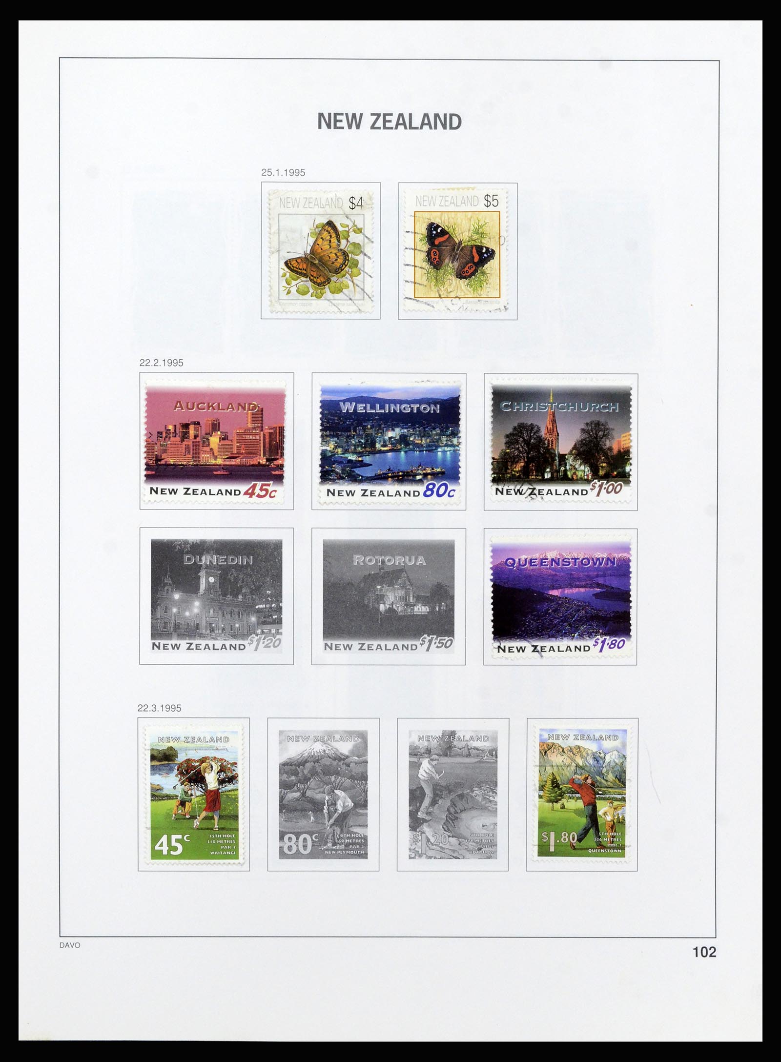 37209 101 - Postzegelverzameling 37209 Nieuw Zeeland 1855-1997.