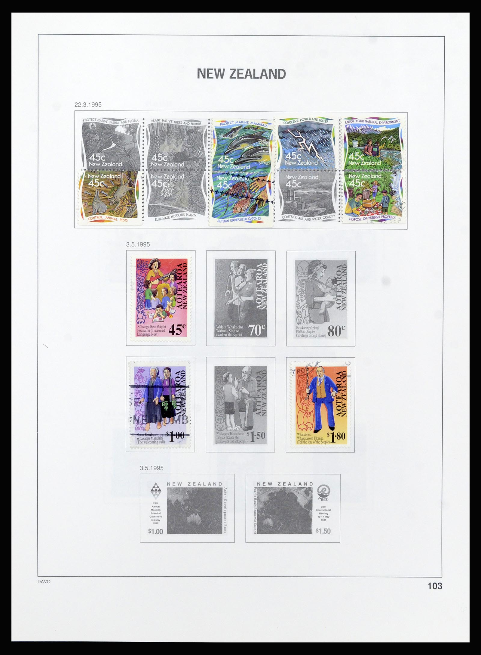 37209 102 - Postzegelverzameling 37209 Nieuw Zeeland 1855-1997.