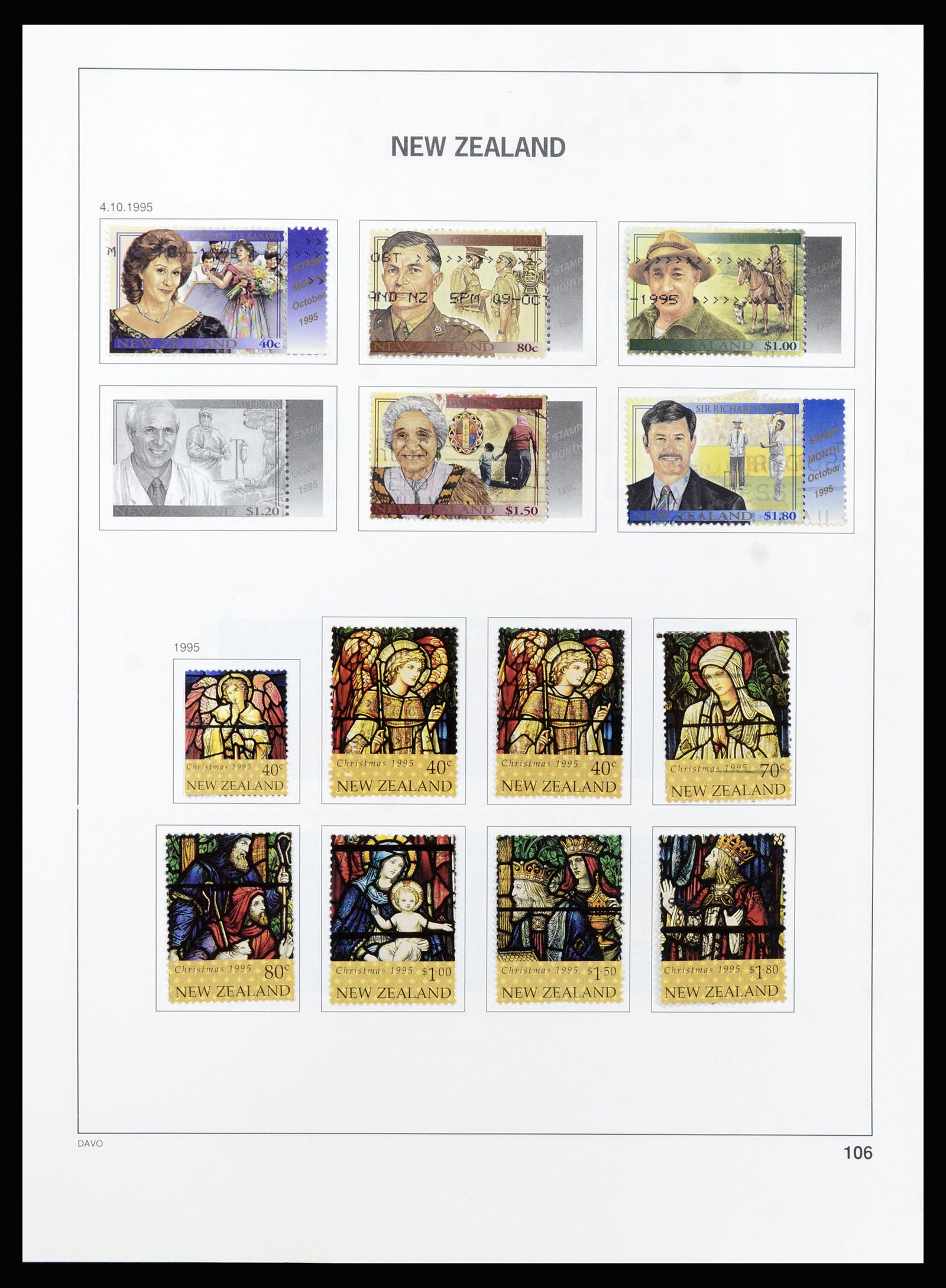 37209 105 - Postzegelverzameling 37209 Nieuw Zeeland 1855-1997.