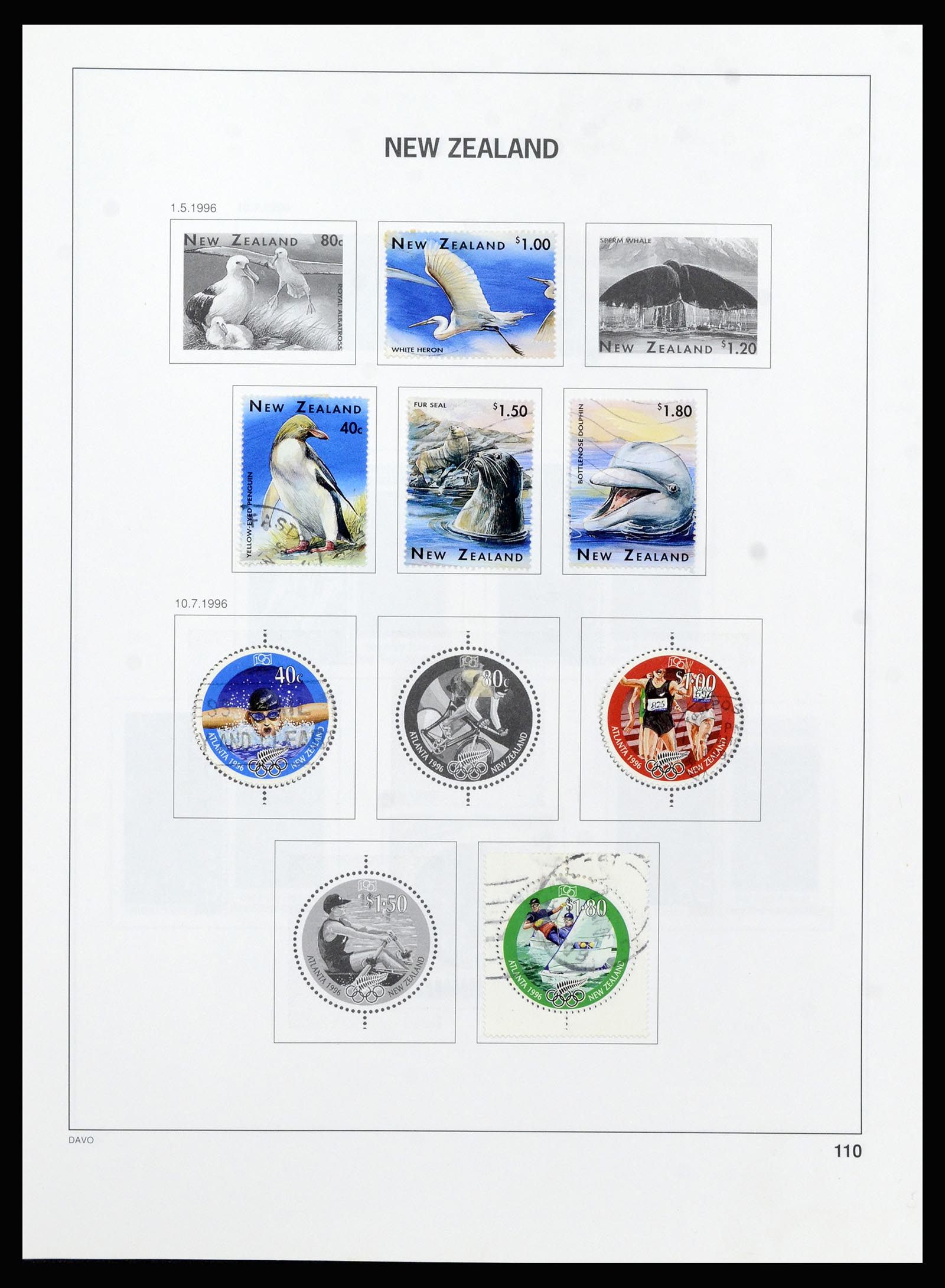 37209 109 - Postzegelverzameling 37209 Nieuw Zeeland 1855-1997.