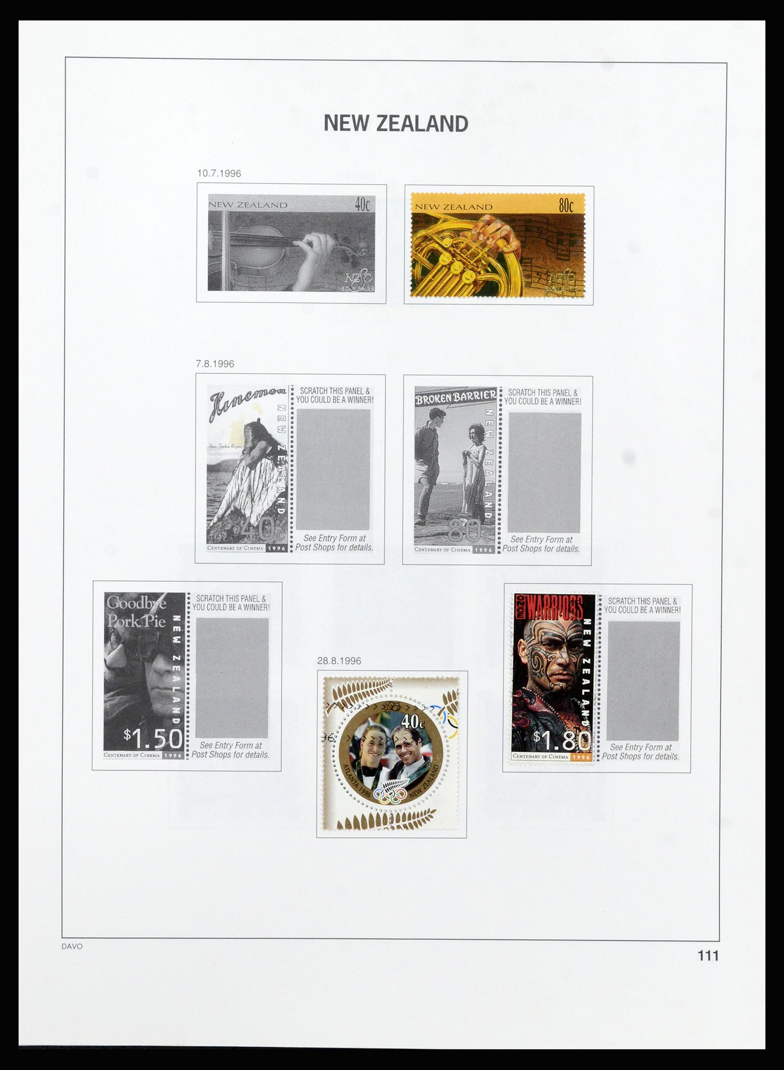 37209 110 - Postzegelverzameling 37209 Nieuw Zeeland 1855-1997.