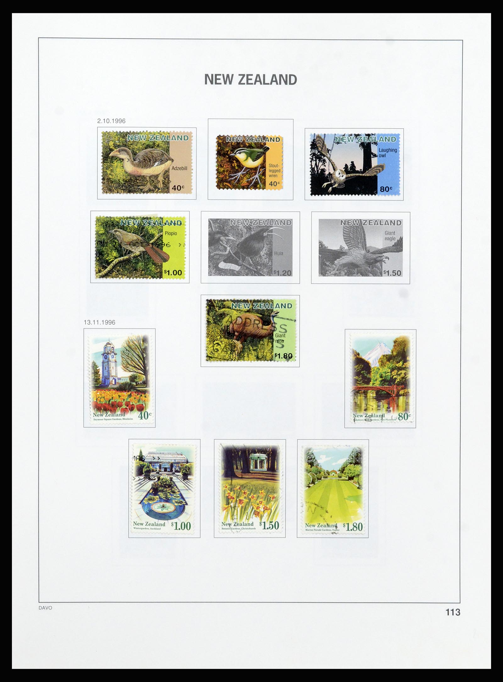 37209 112 - Postzegelverzameling 37209 Nieuw Zeeland 1855-1997.