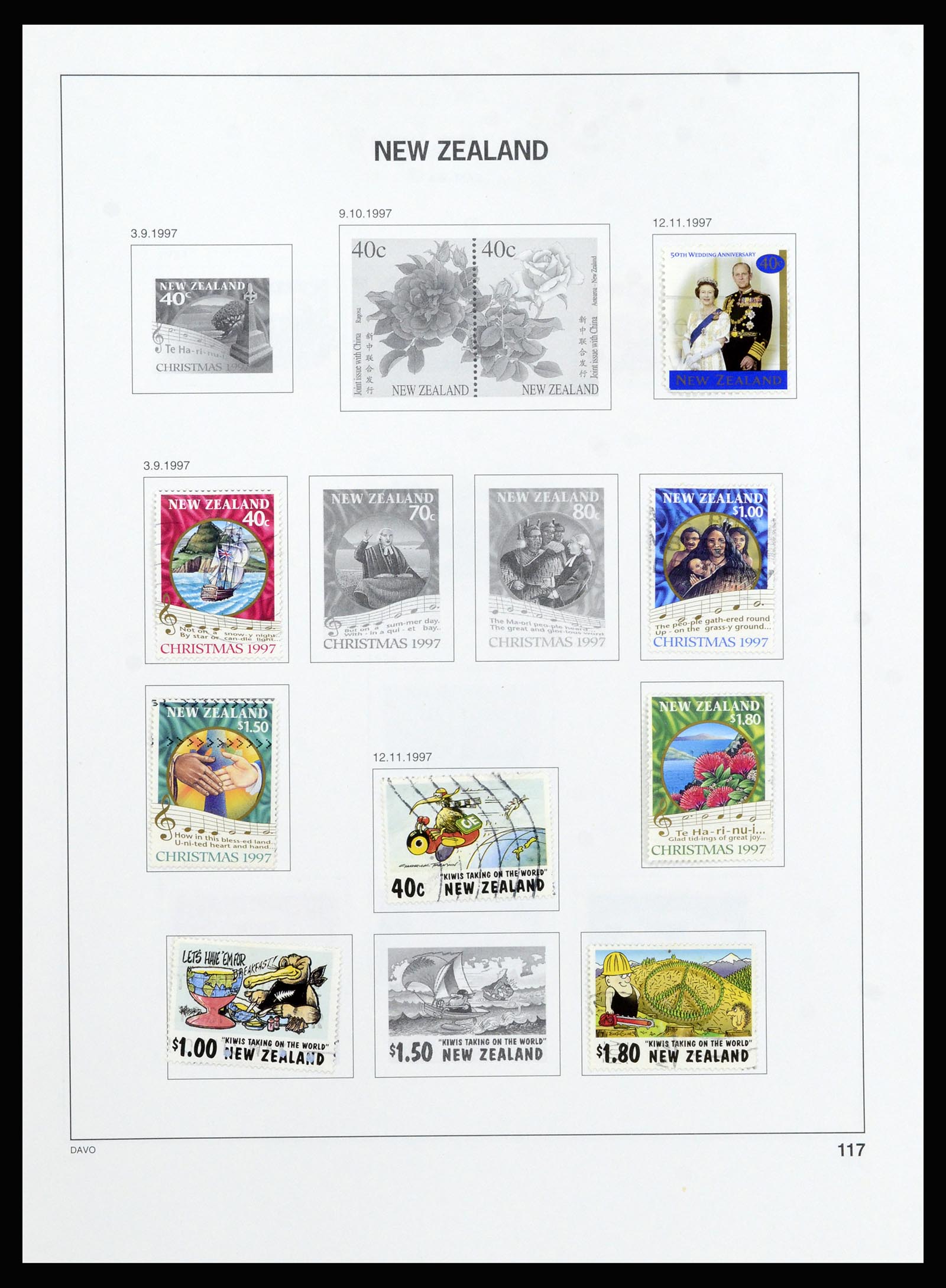 37209 116 - Postzegelverzameling 37209 Nieuw Zeeland 1855-1997.