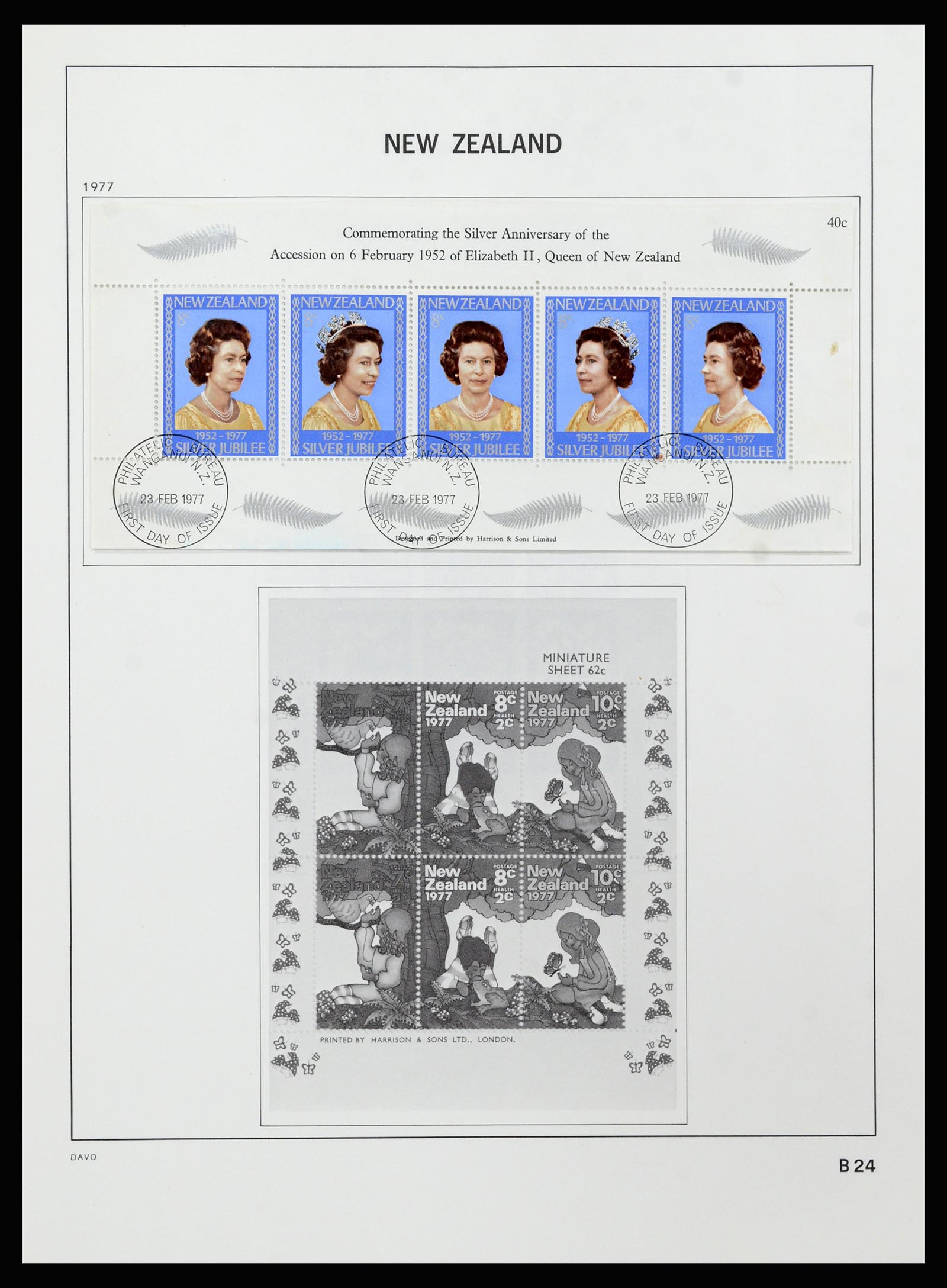 37209 118 - Postzegelverzameling 37209 Nieuw Zeeland 1855-1997.