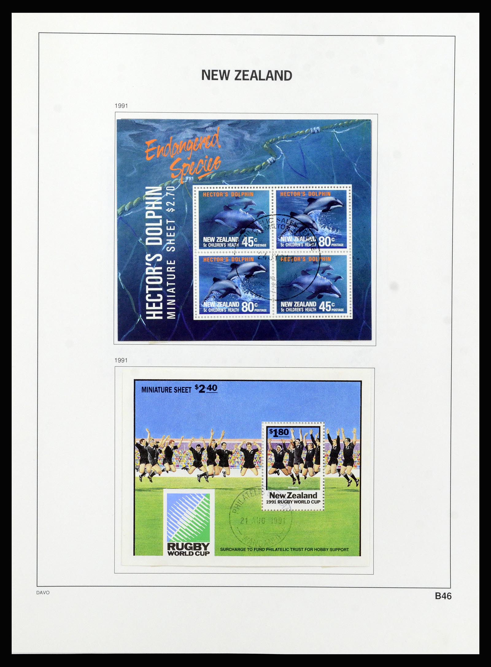 37209 131 - Stamp collection 37209 New Zealand 1855-1997.