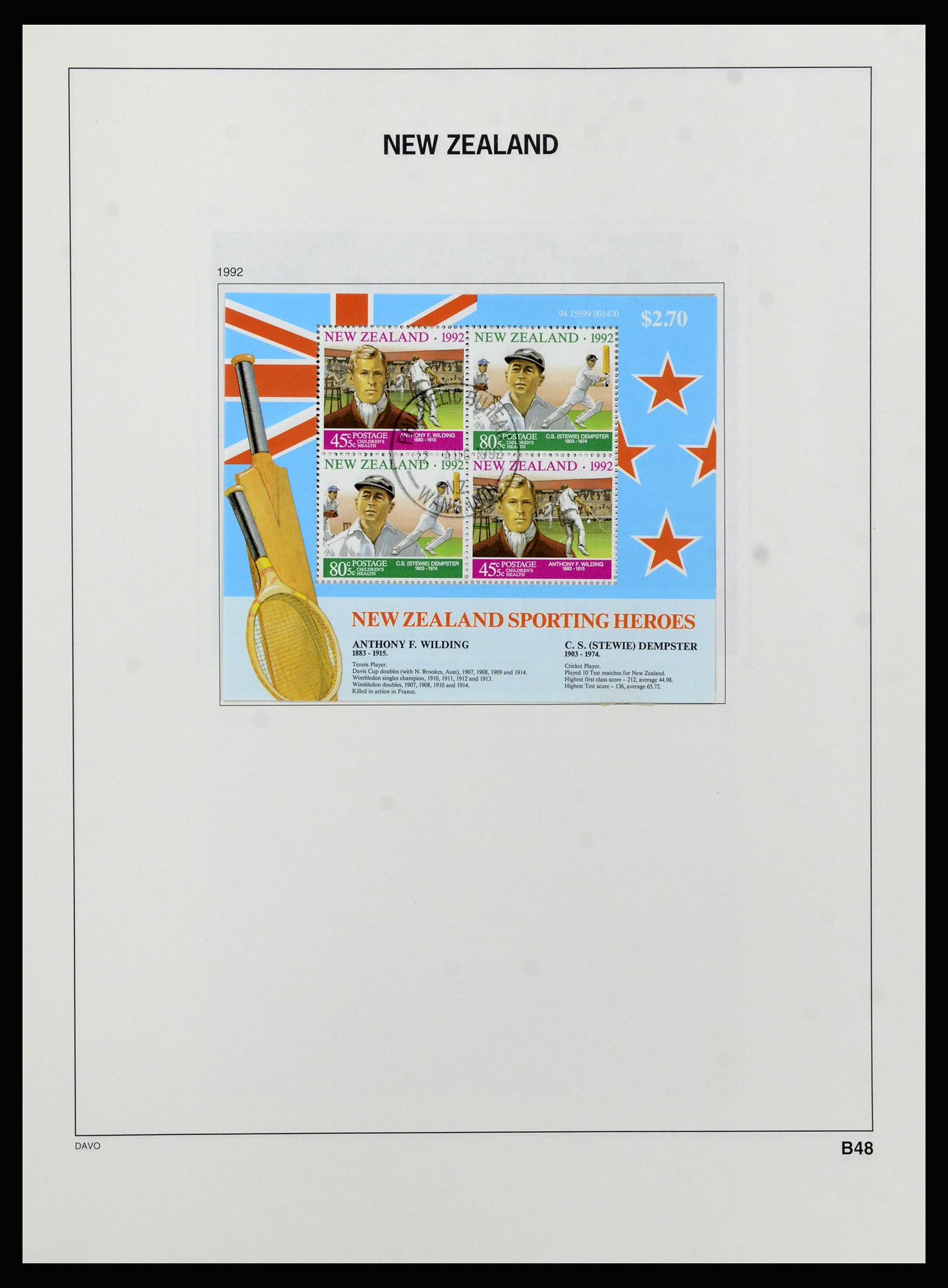 37209 133 - Postzegelverzameling 37209 Nieuw Zeeland 1855-1997.