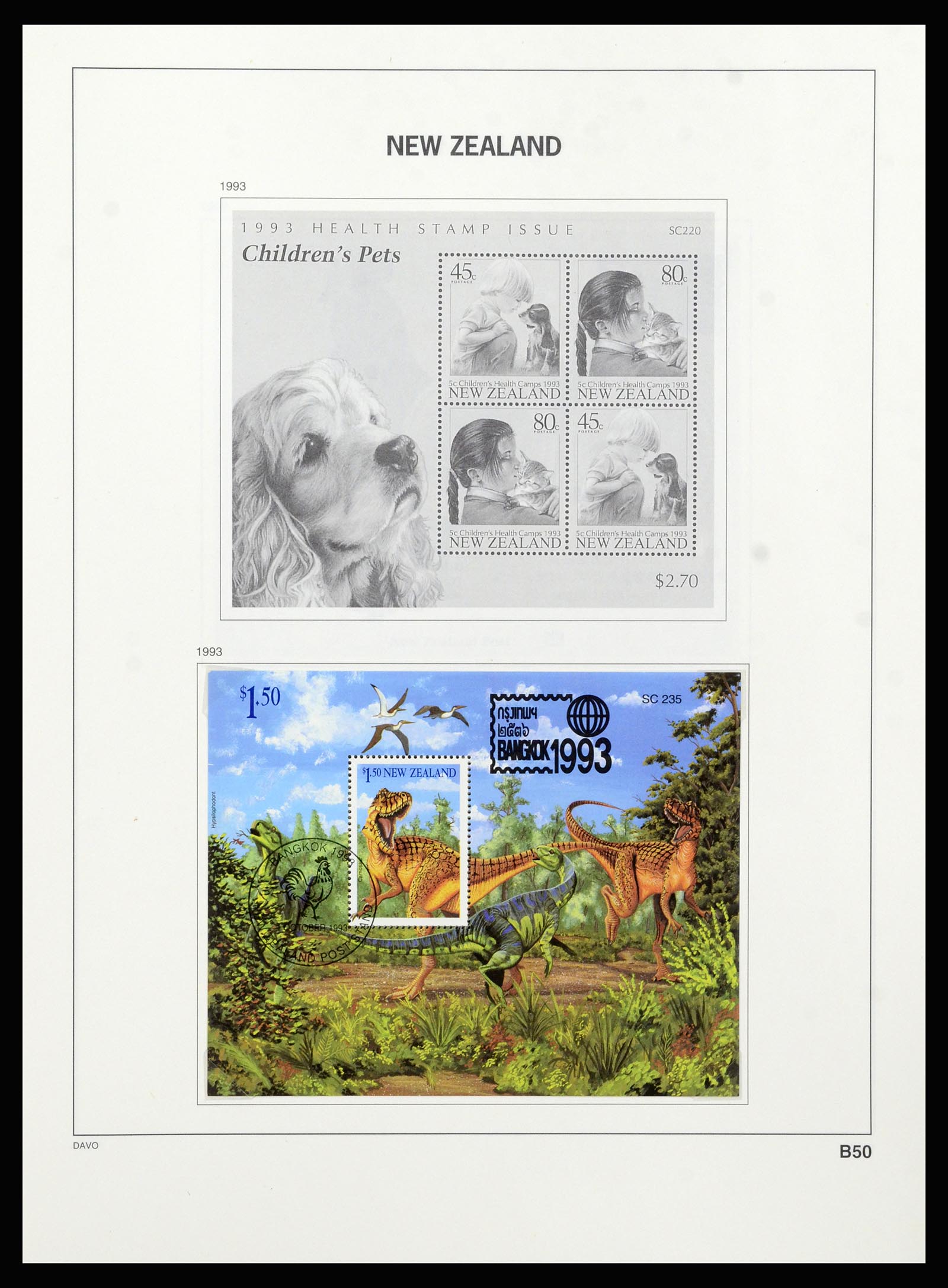 37209 134 - Postzegelverzameling 37209 Nieuw Zeeland 1855-1997.