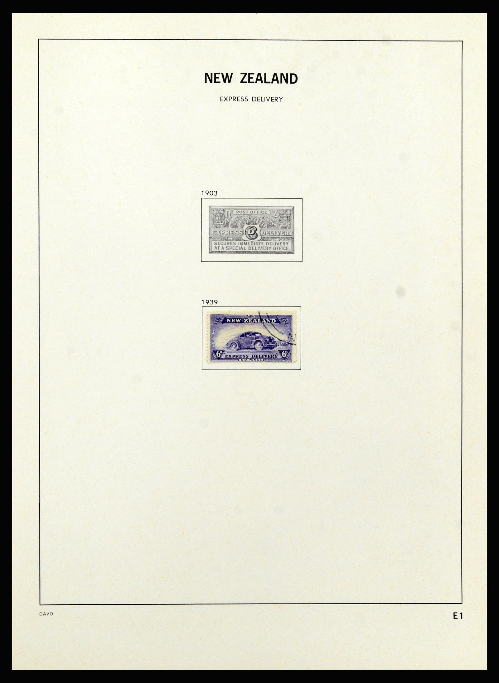 37209 137 - Stamp collection 37209 New Zealand 1855-1997.