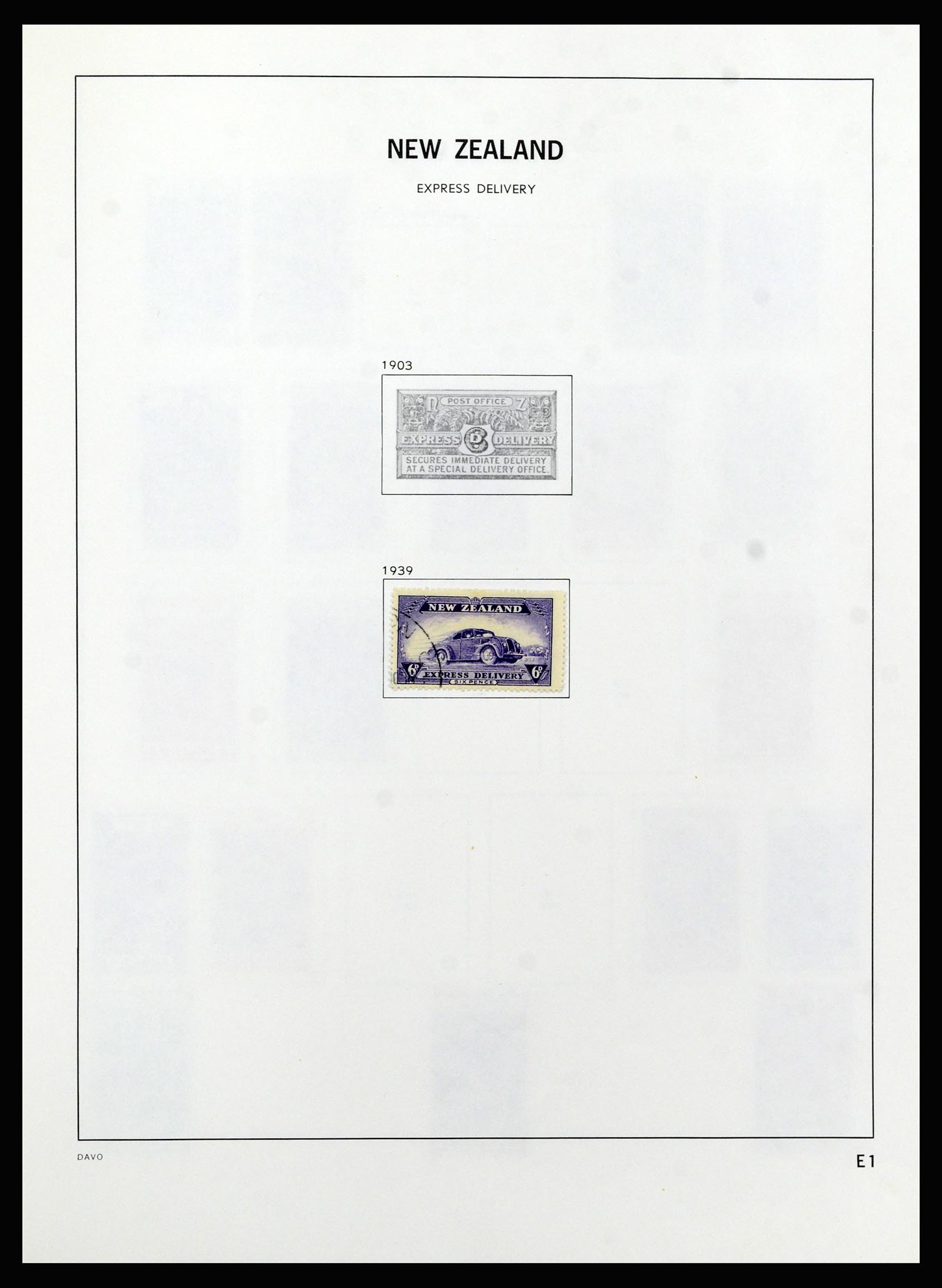 37209 138 - Postzegelverzameling 37209 Nieuw Zeeland 1855-1997.