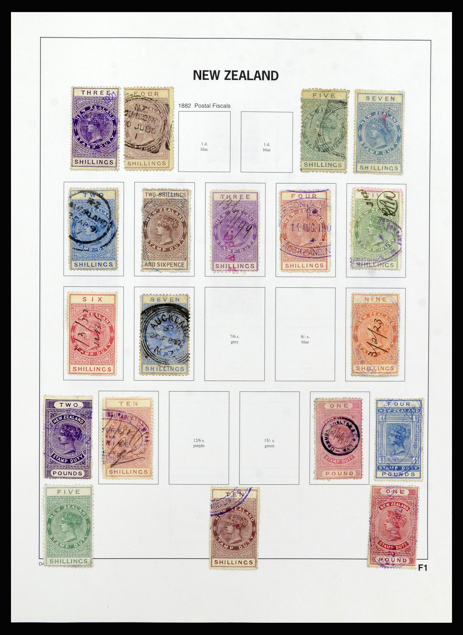 37209 139 - Stamp collection 37209 New Zealand 1855-1997.