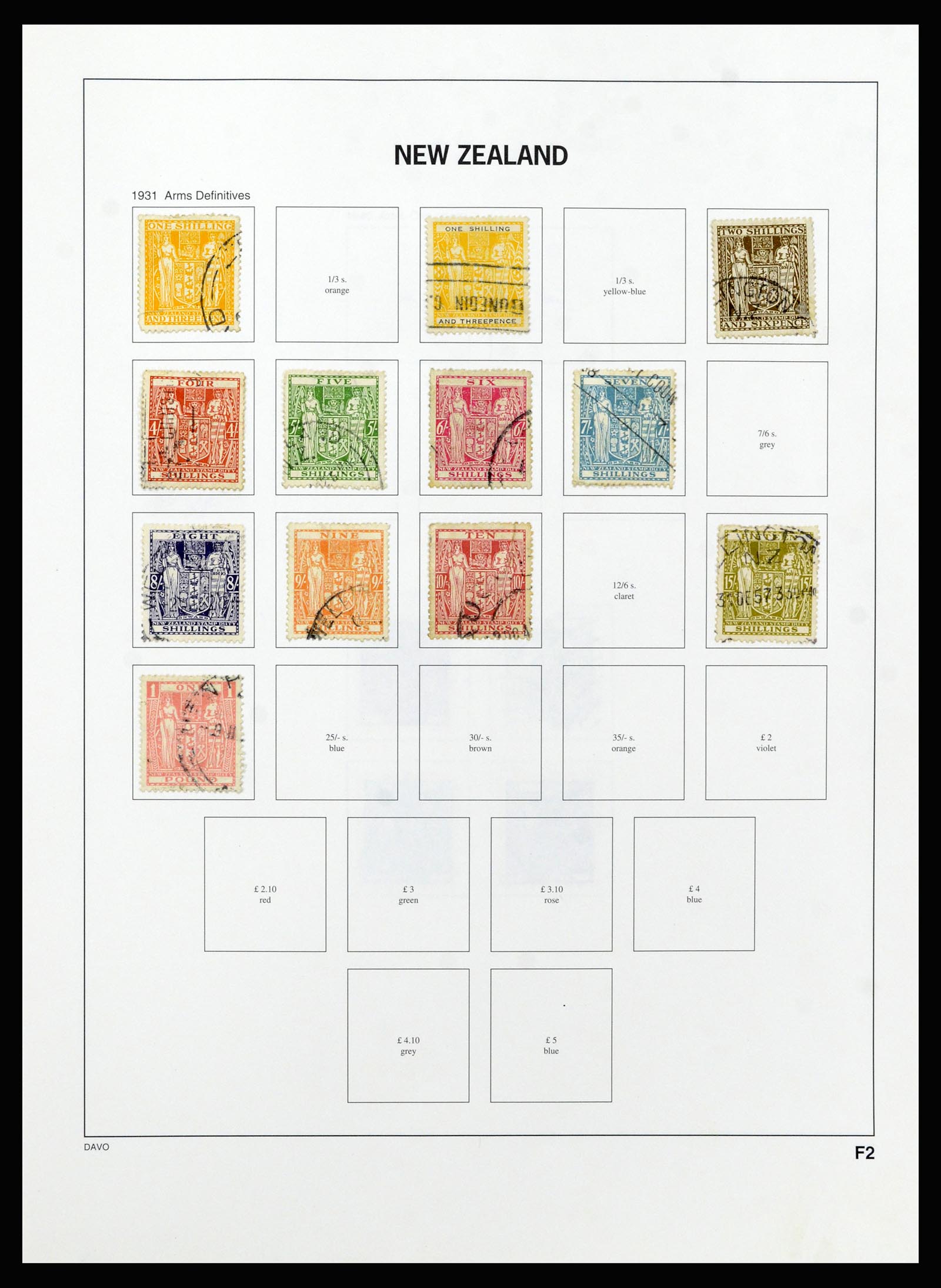 37209 140 - Stamp collection 37209 New Zealand 1855-1997.