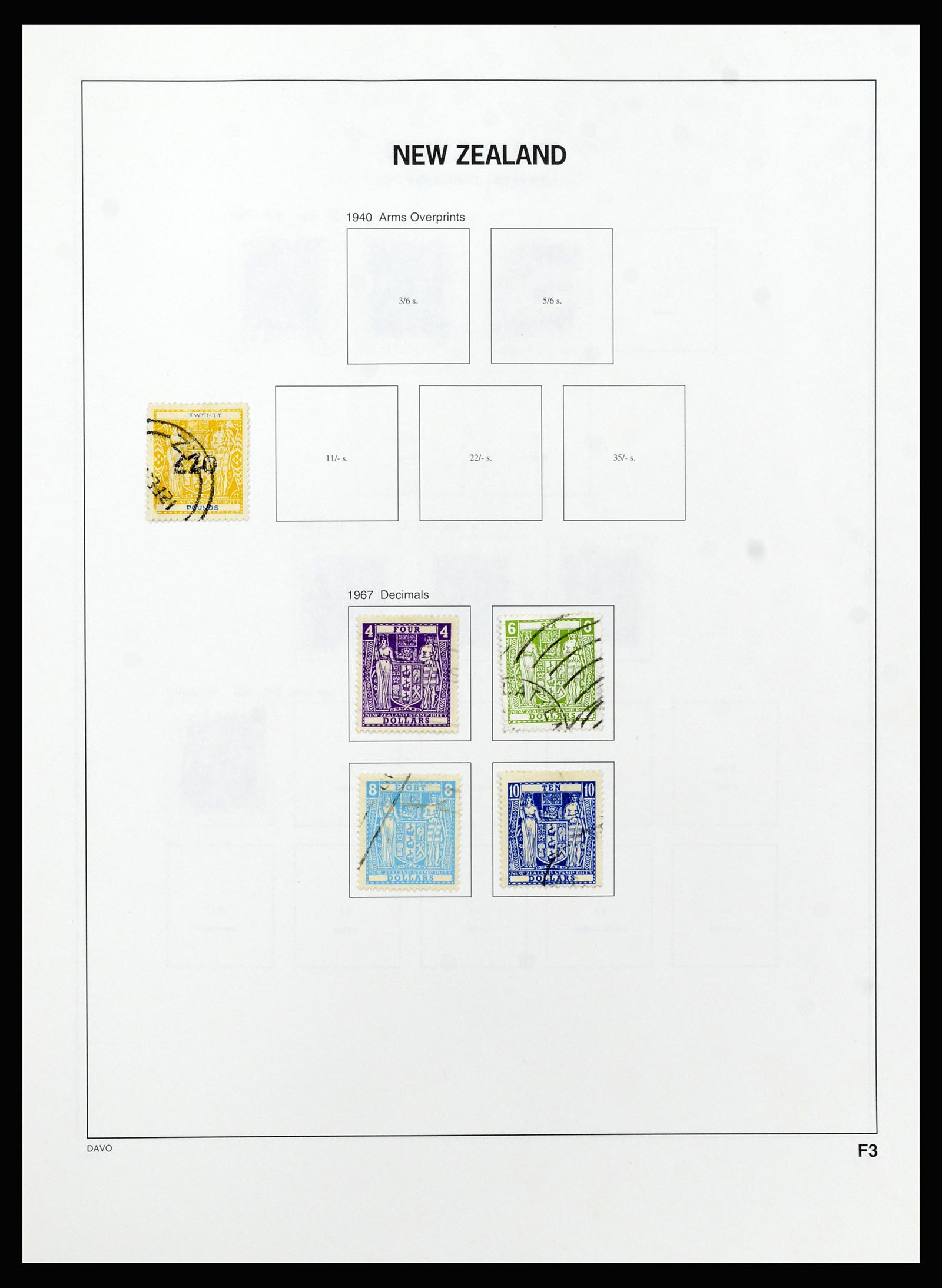 37209 141 - Postzegelverzameling 37209 Nieuw Zeeland 1855-1997.