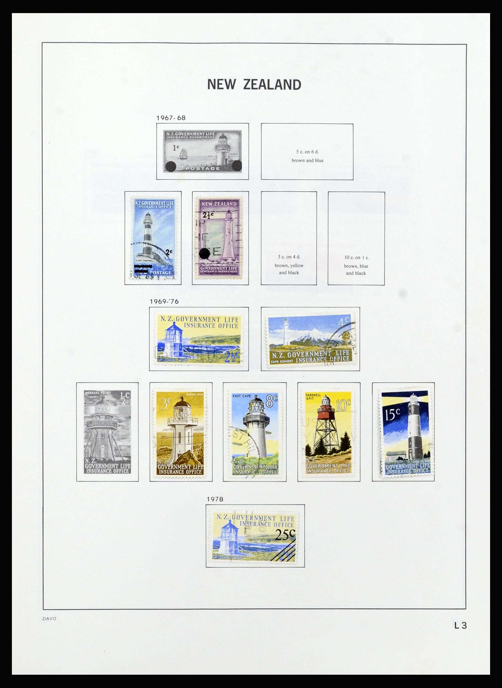 37209 144 - Stamp collection 37209 New Zealand 1855-1997.