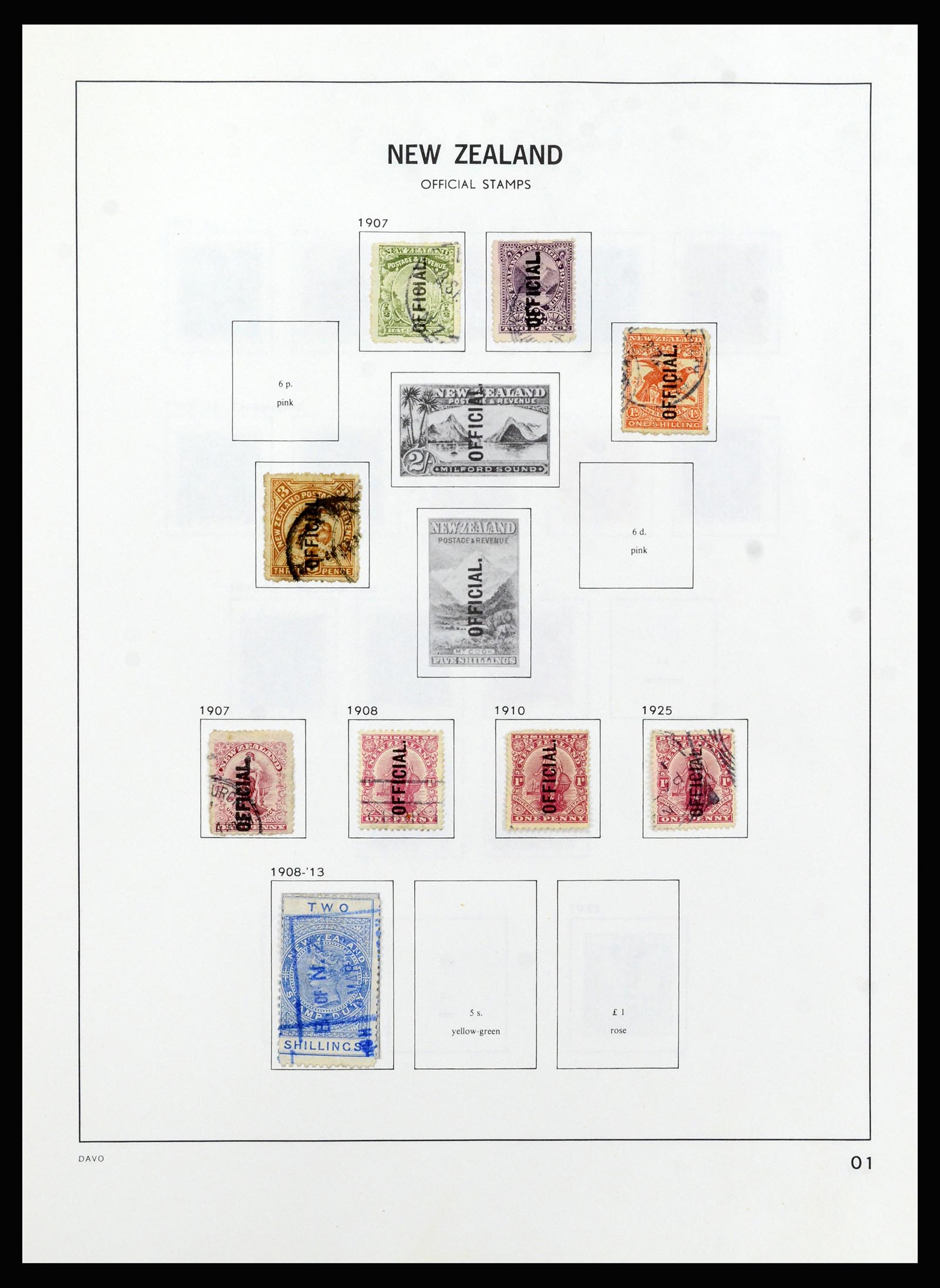 37209 146 - Stamp collection 37209 New Zealand 1855-1997.