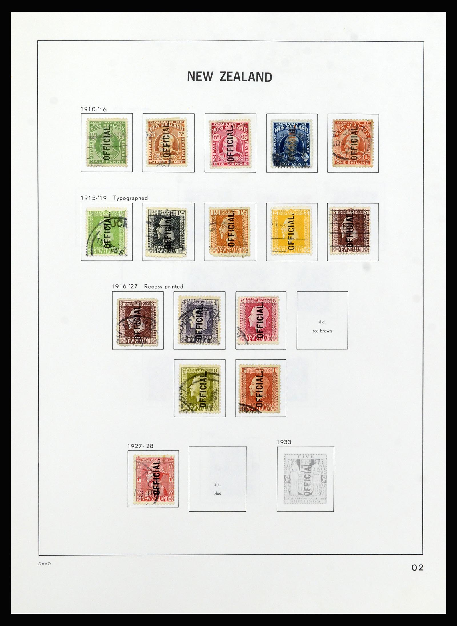 37209 147 - Stamp collection 37209 New Zealand 1855-1997.