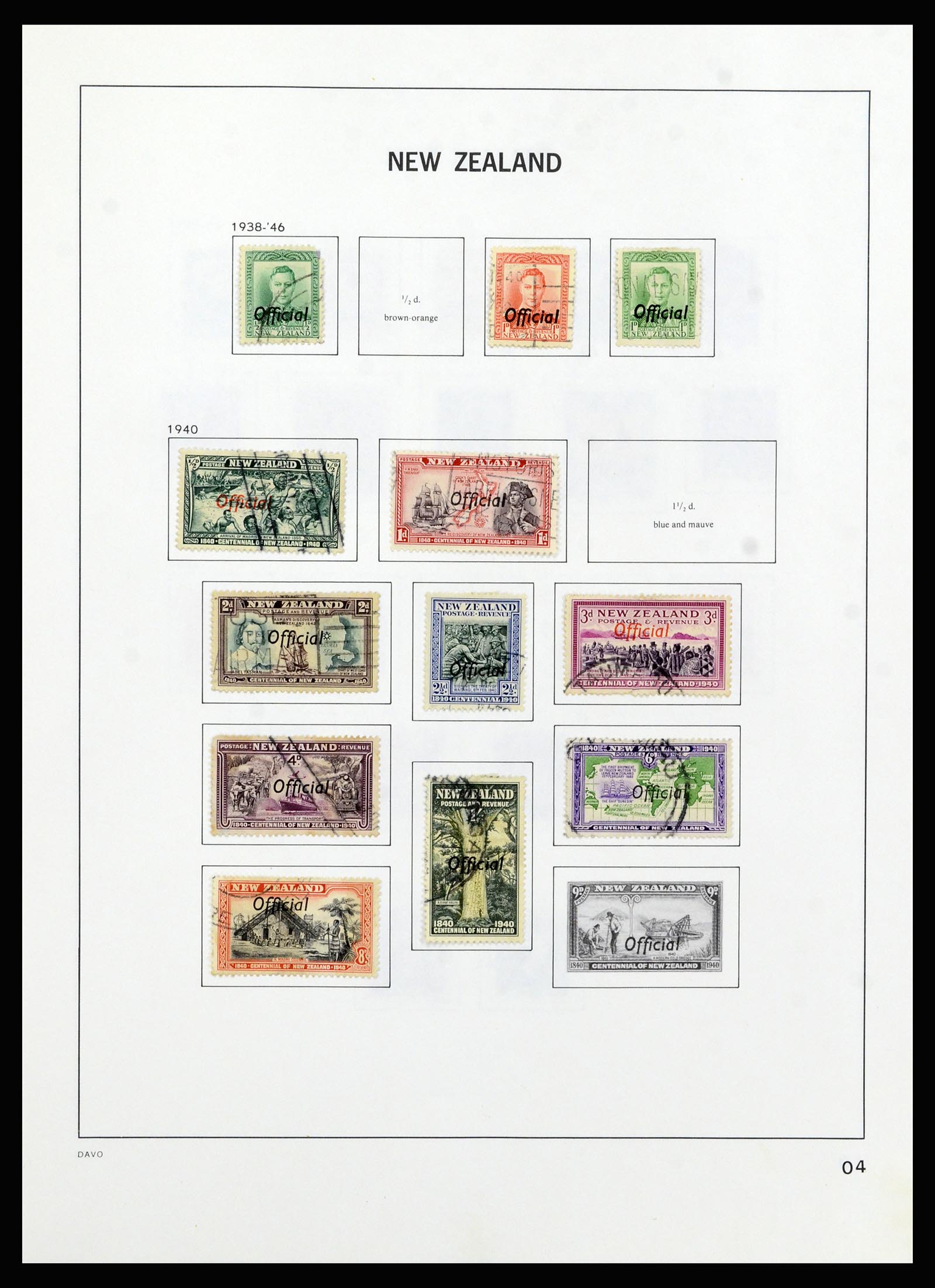 37209 149 - Stamp collection 37209 New Zealand 1855-1997.
