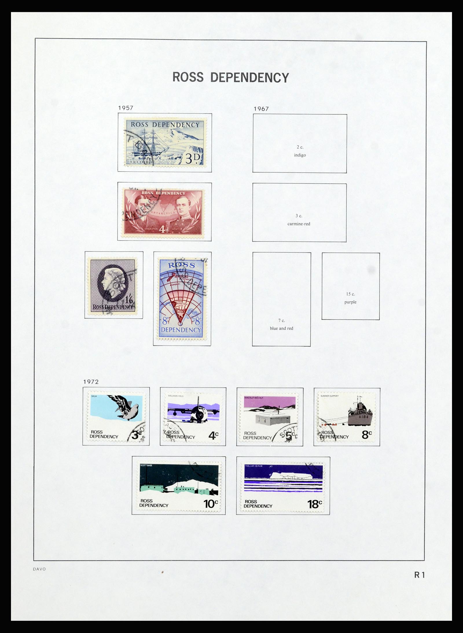 37209 152 - Stamp collection 37209 New Zealand 1855-1997.