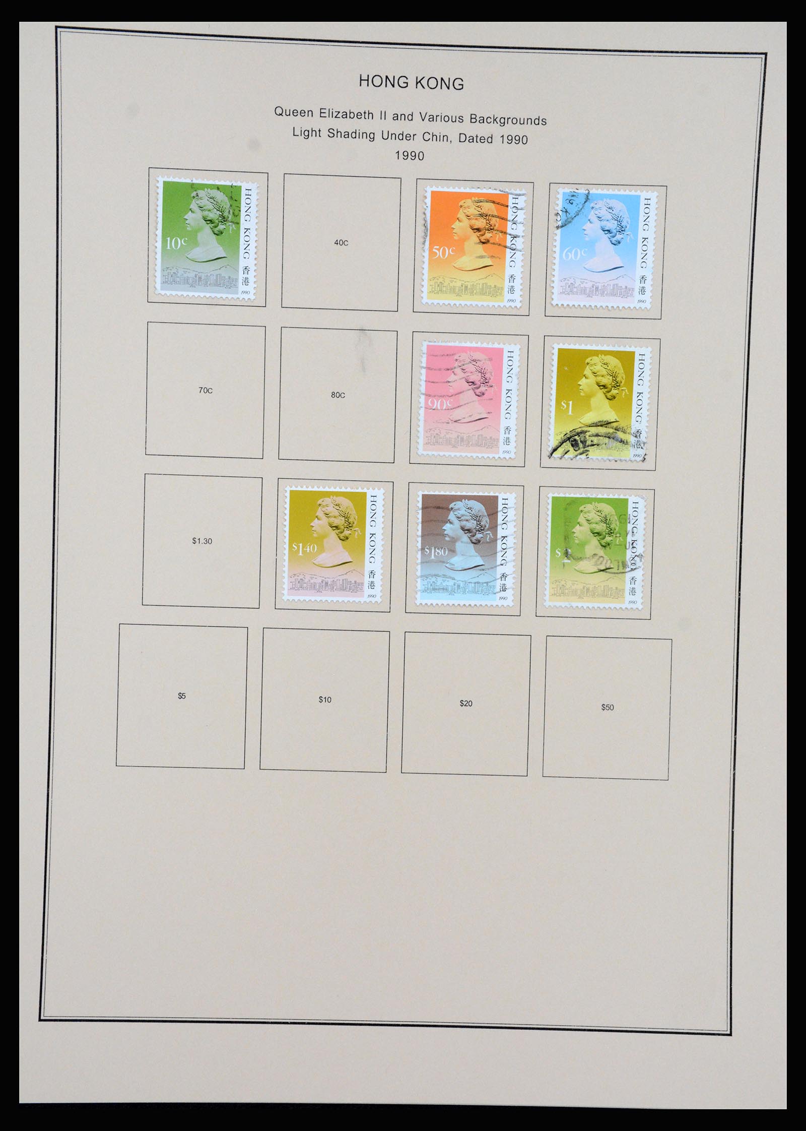 37210 063 - Postzegelverzameling 37210 Hongkong 1862-2000.