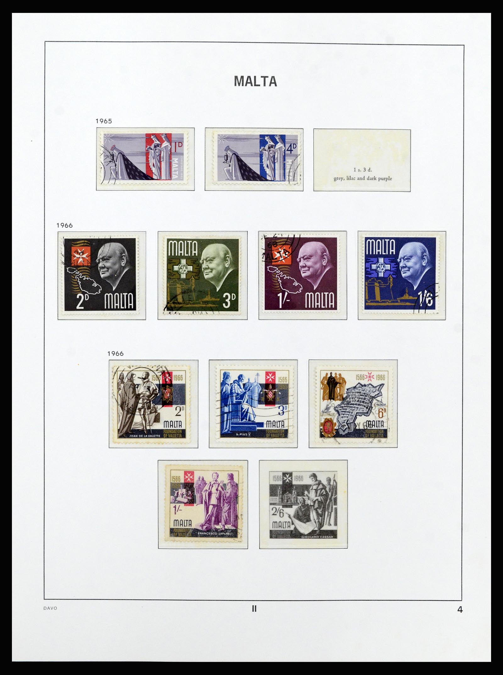 37212 028 - Postzegelverzameling 37212 Malta 1863-1989.