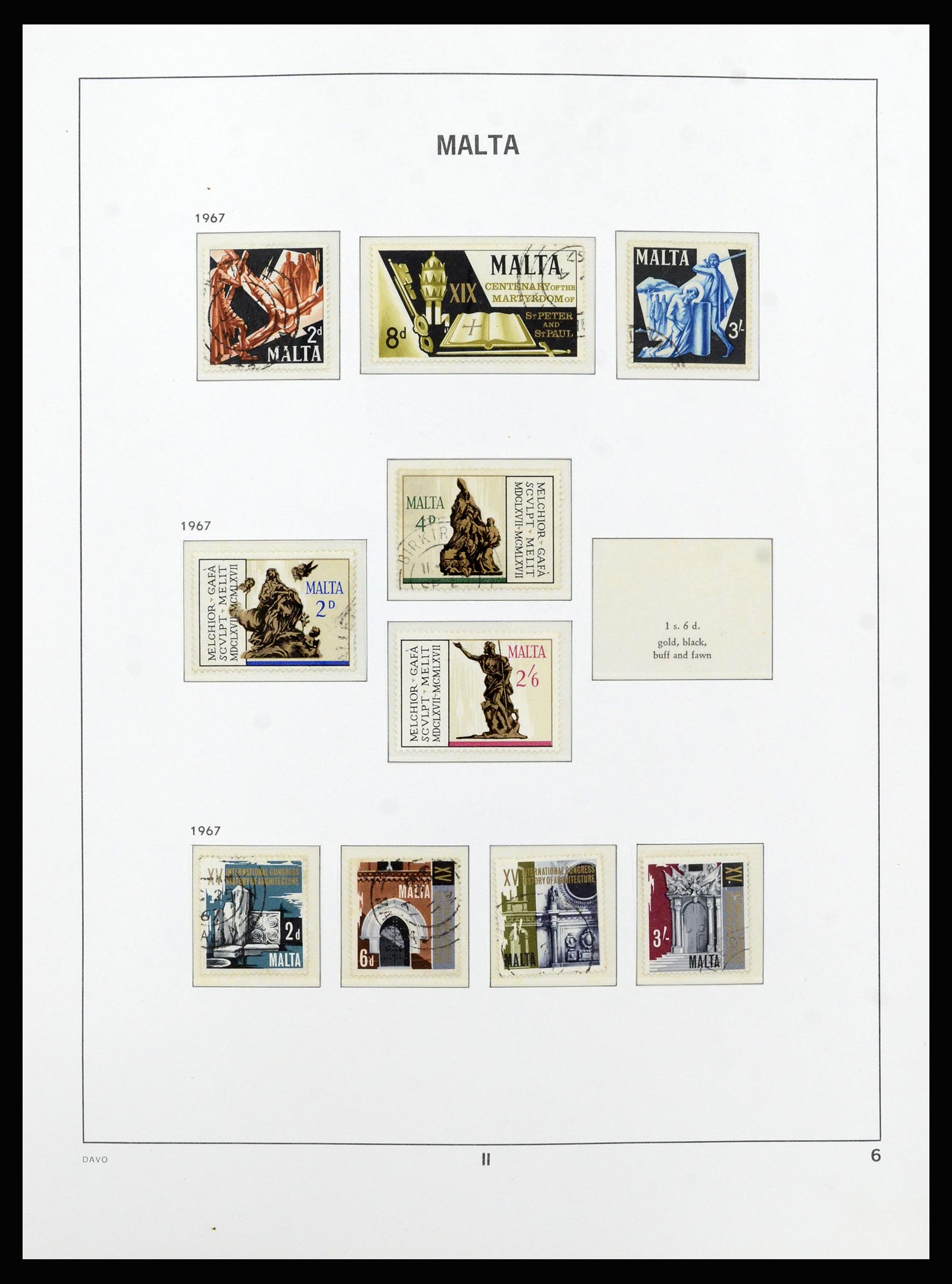 37212 030 - Postzegelverzameling 37212 Malta 1863-1989.