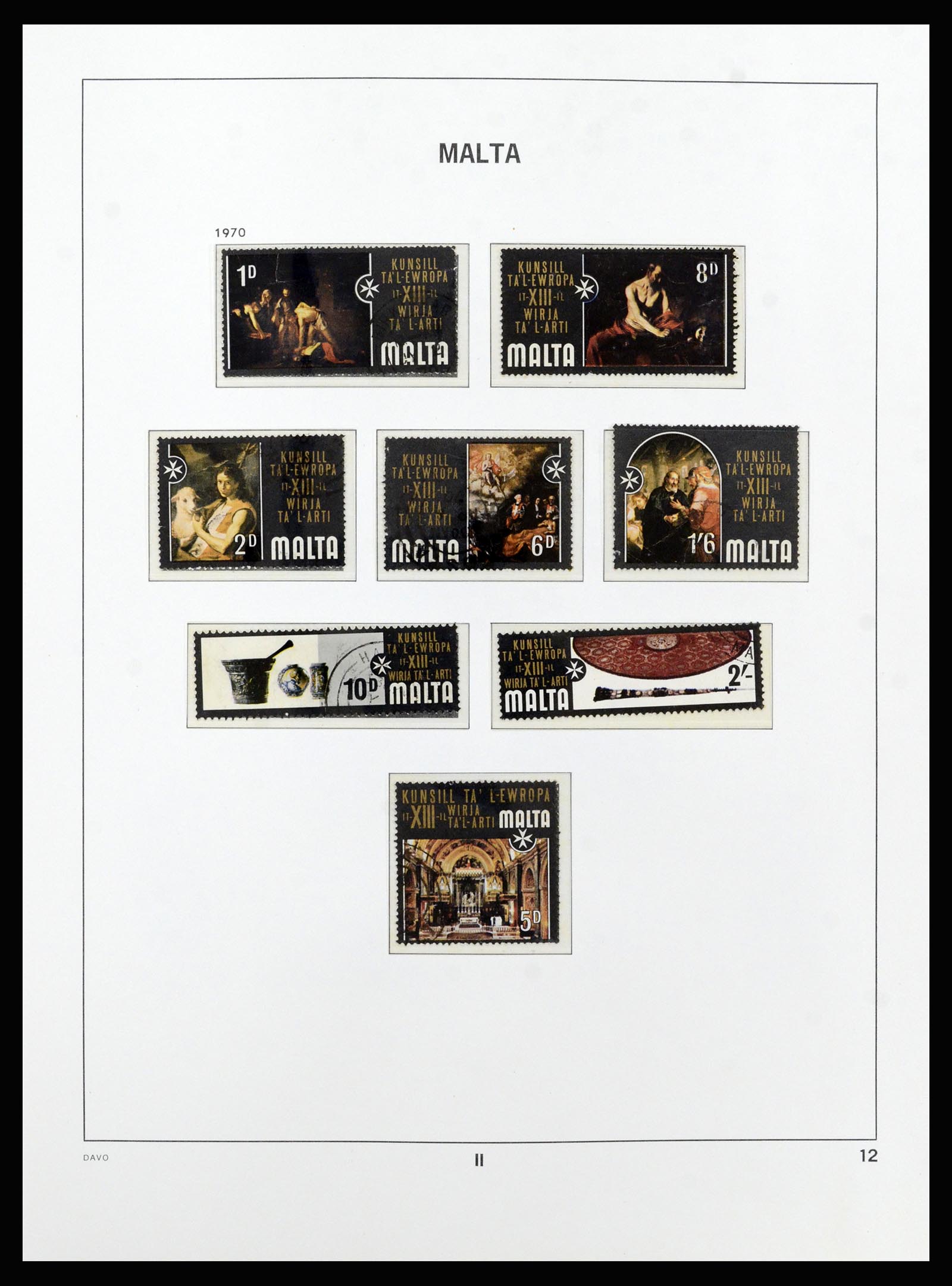 37212 036 - Postzegelverzameling 37212 Malta 1863-1989.