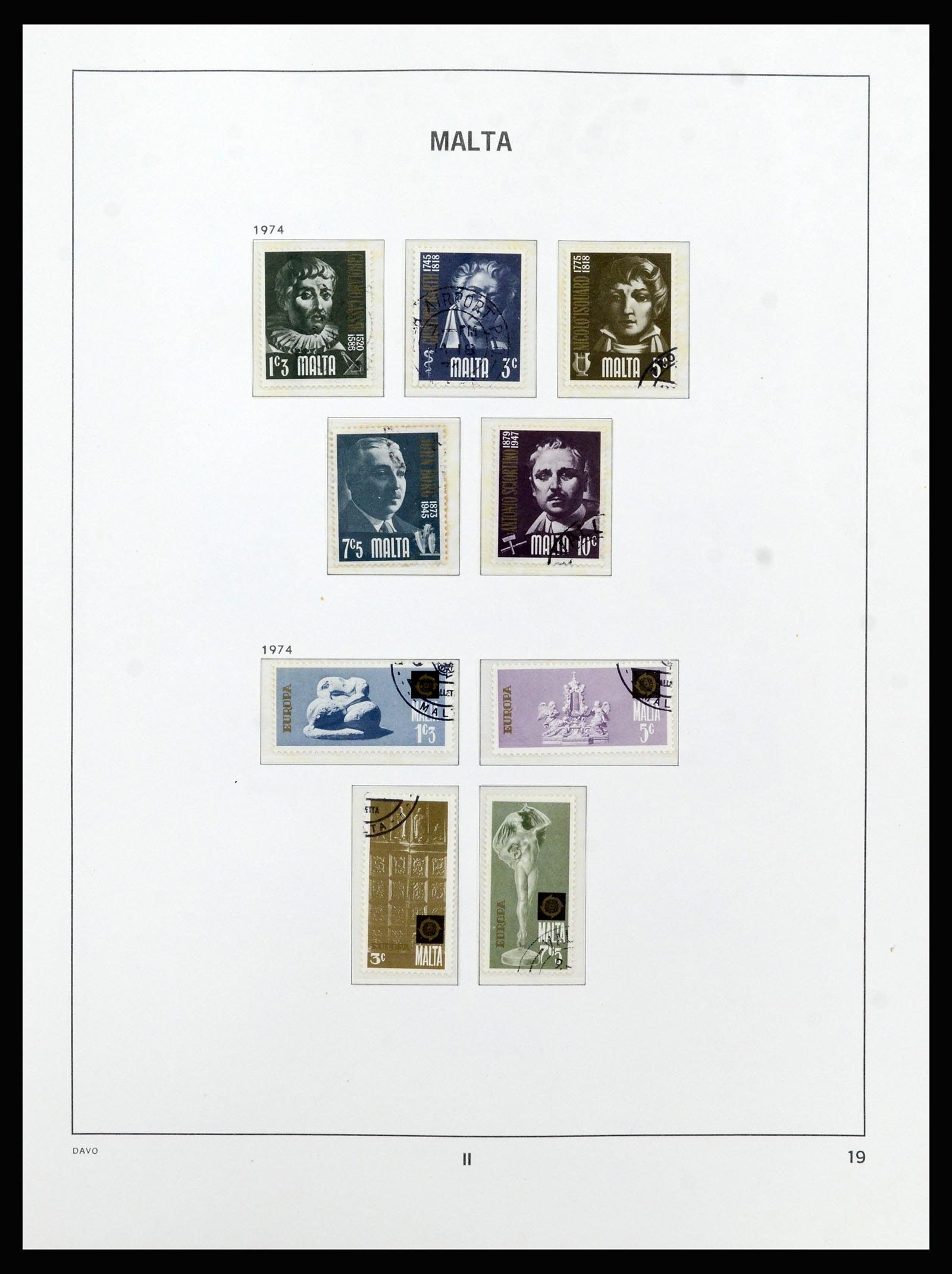 37212 043 - Postzegelverzameling 37212 Malta 1863-1989.