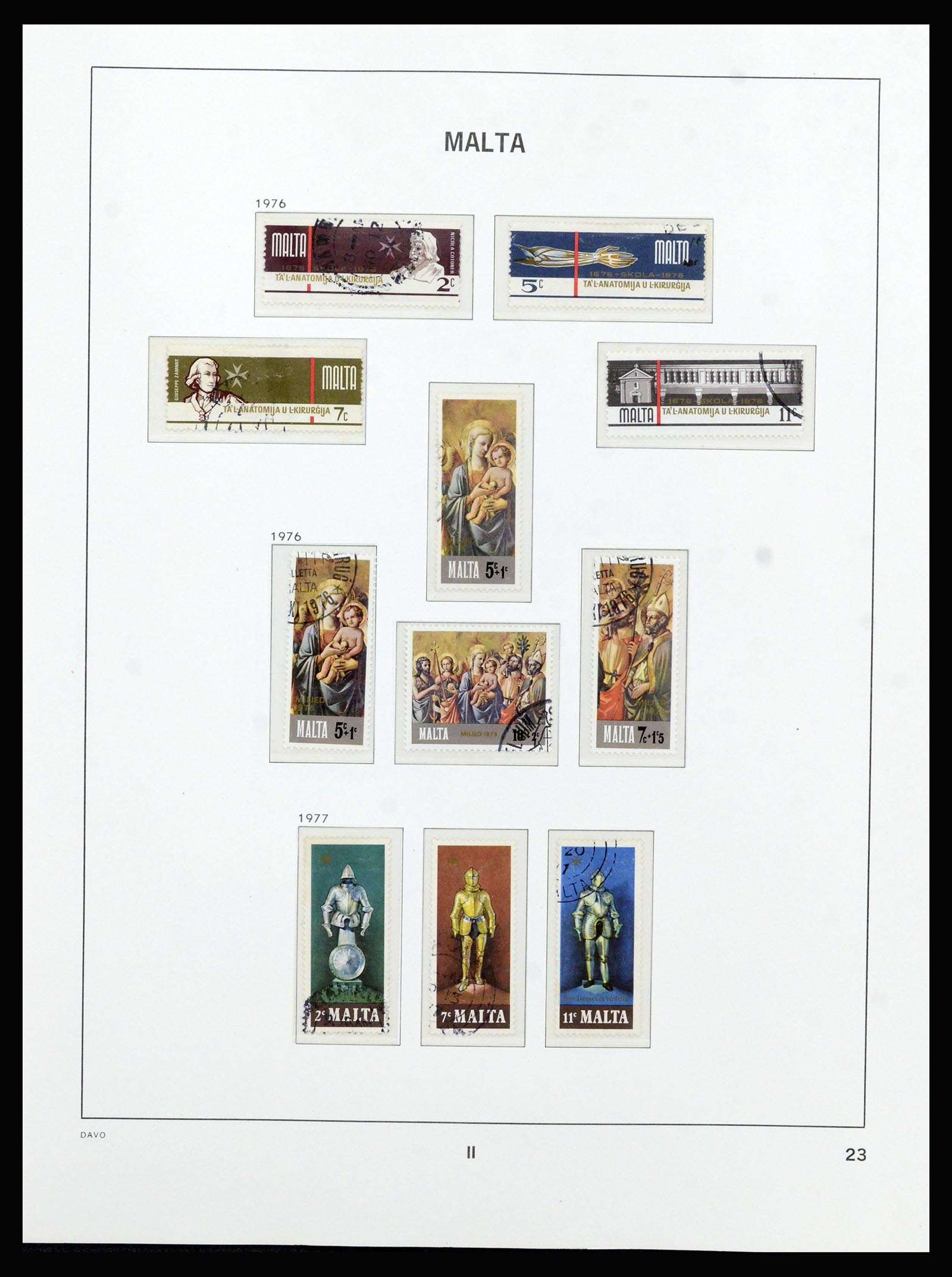 37212 047 - Postzegelverzameling 37212 Malta 1863-1989.