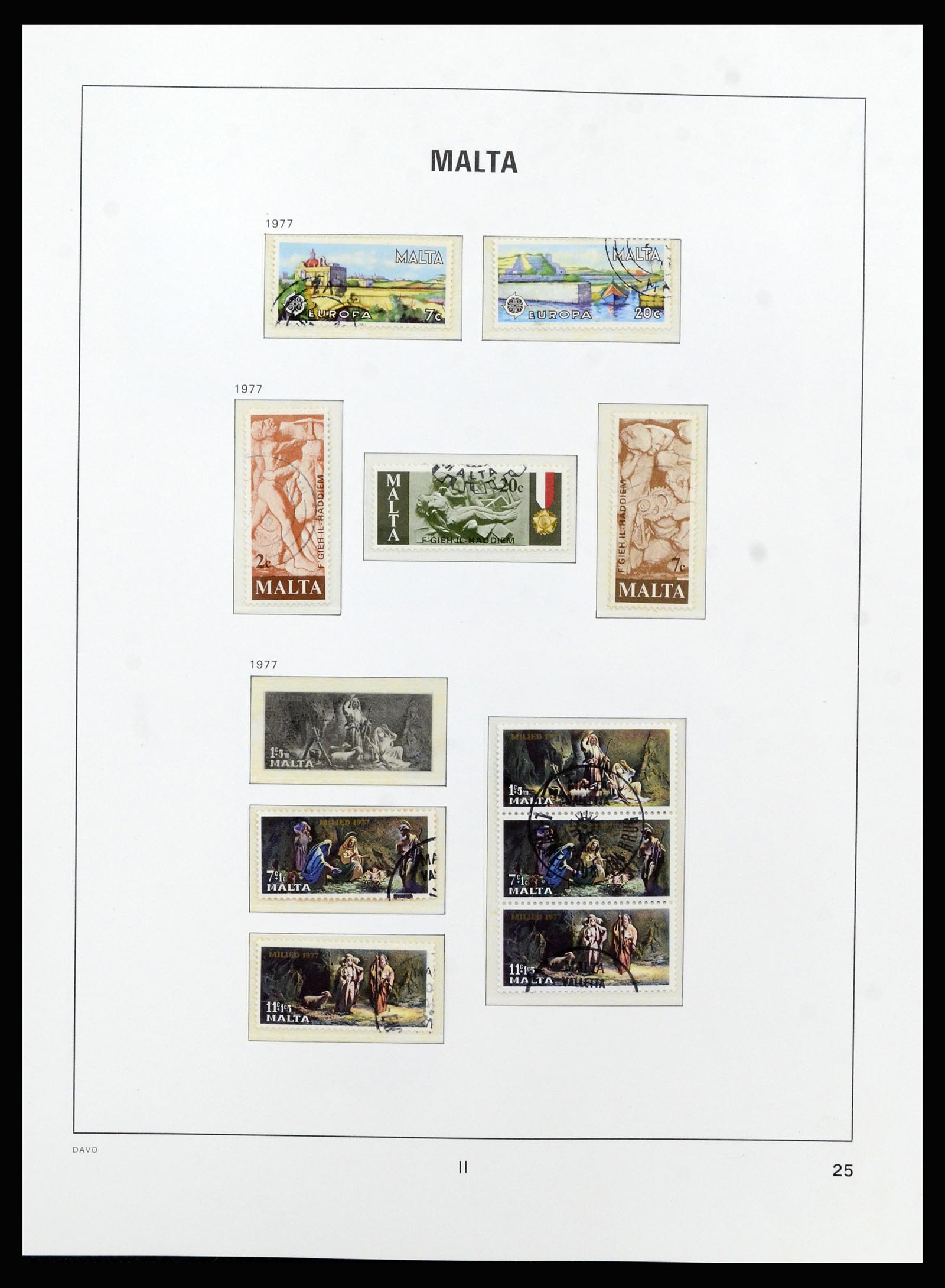 37212 049 - Postzegelverzameling 37212 Malta 1863-1989.