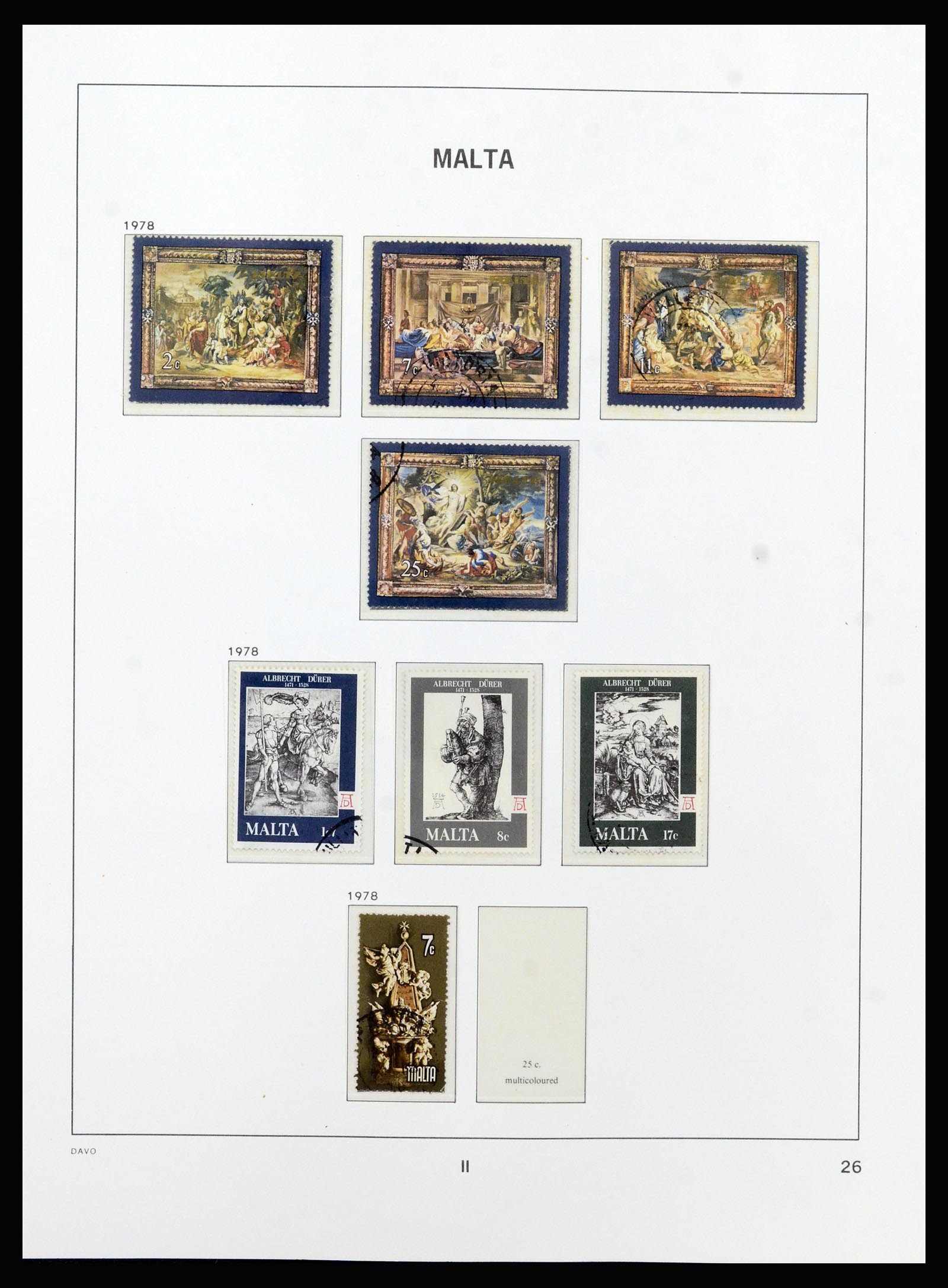 37212 050 - Postzegelverzameling 37212 Malta 1863-1989.