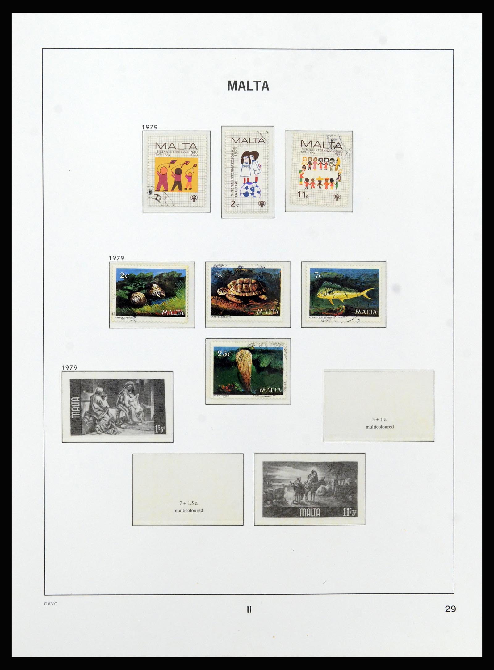 37212 053 - Postzegelverzameling 37212 Malta 1863-1989.