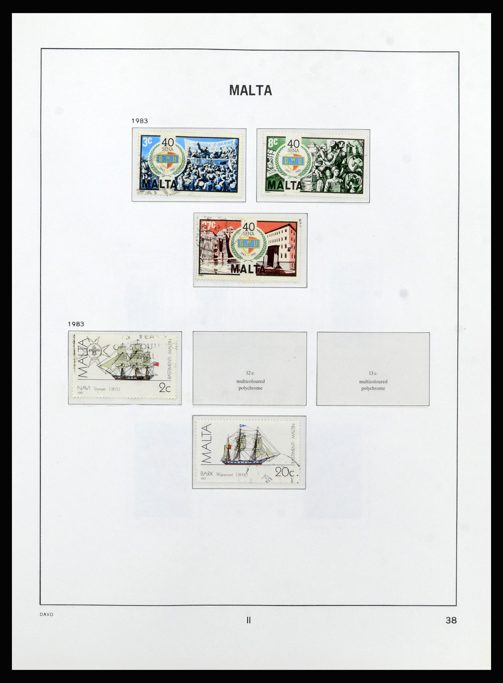 37212 062 - Stamp collection 37212 Malta 1863-1989.