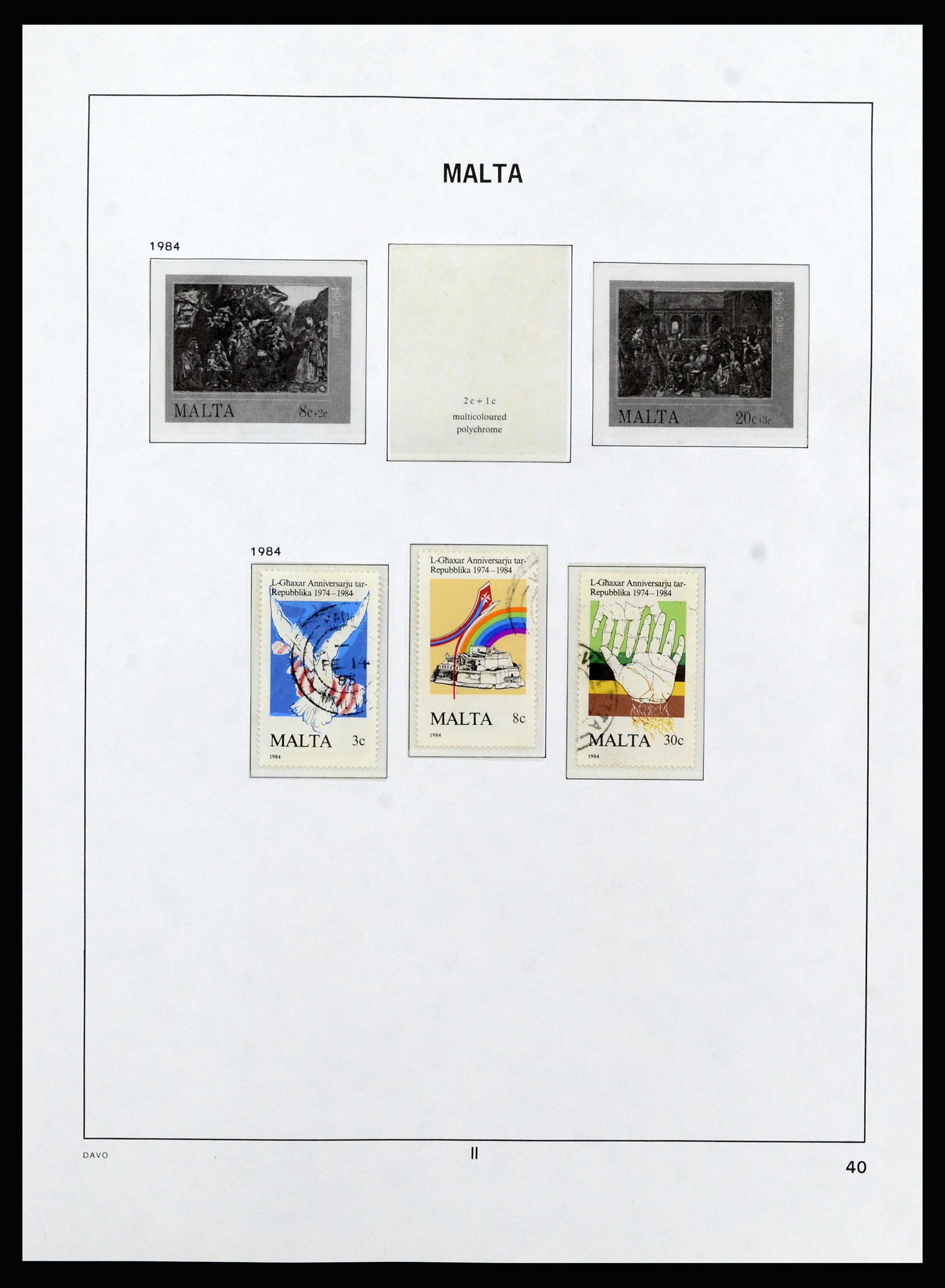 37212 064 - Postzegelverzameling 37212 Malta 1863-1989.