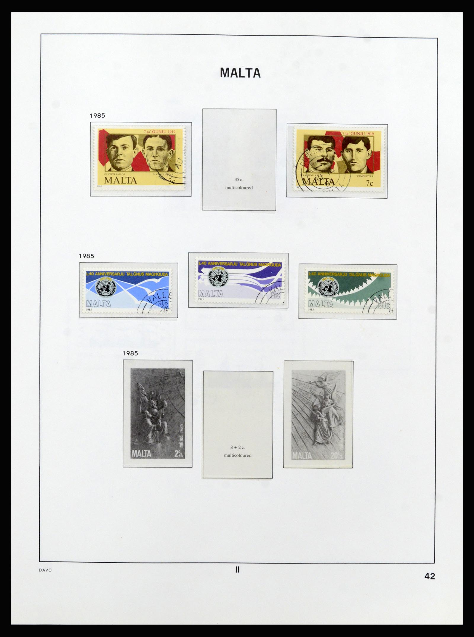 37212 066 - Stamp collection 37212 Malta 1863-1989.