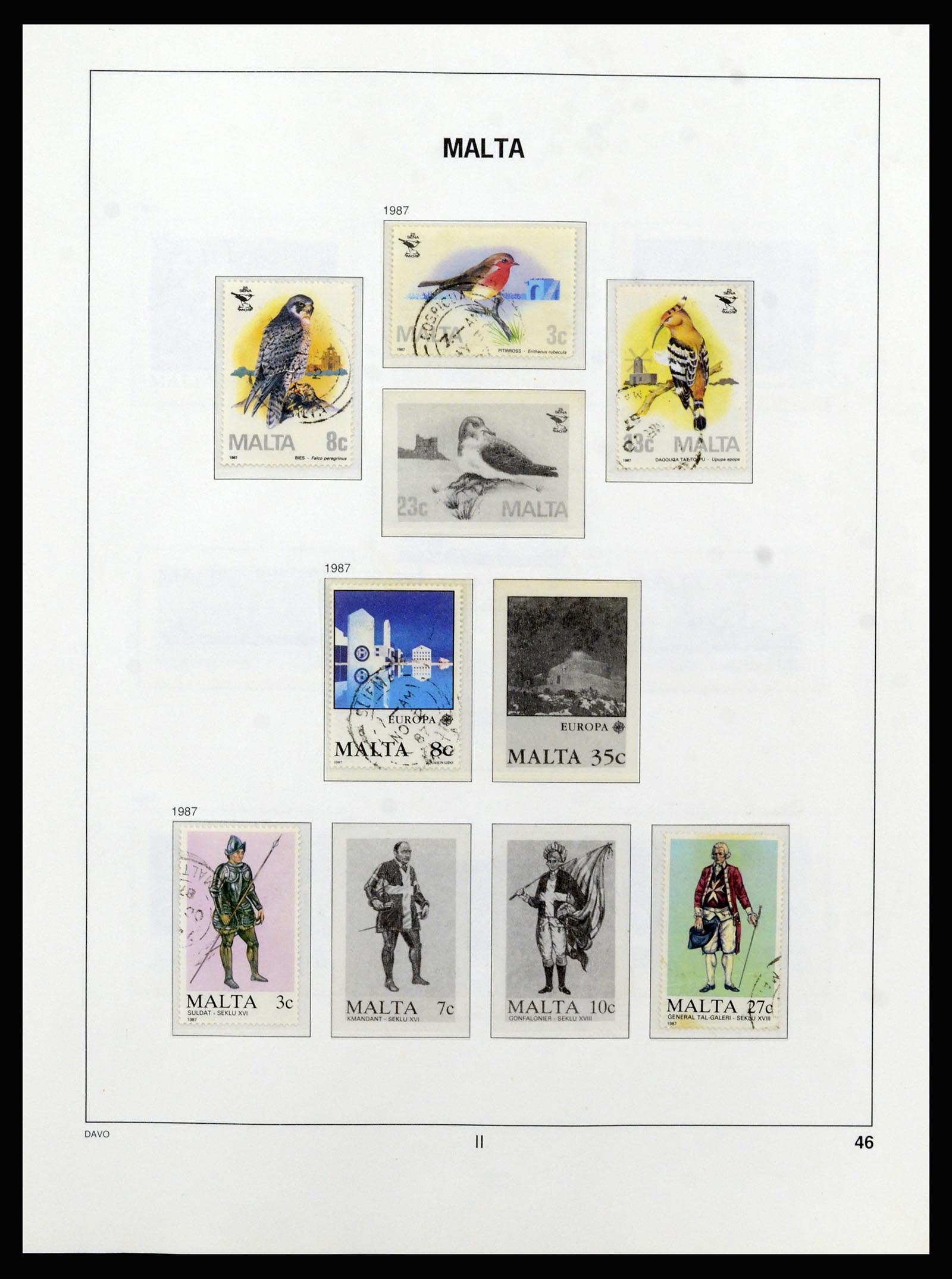 37212 070 - Postzegelverzameling 37212 Malta 1863-1989.