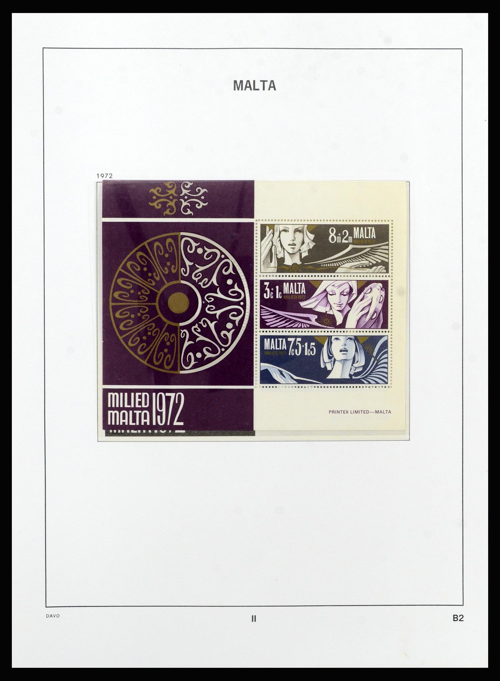 37212 078 - Postzegelverzameling 37212 Malta 1863-1989.