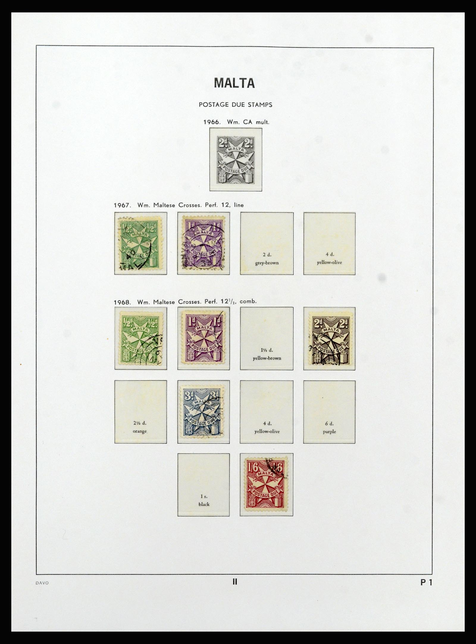 37212 083 - Postzegelverzameling 37212 Malta 1863-1989.