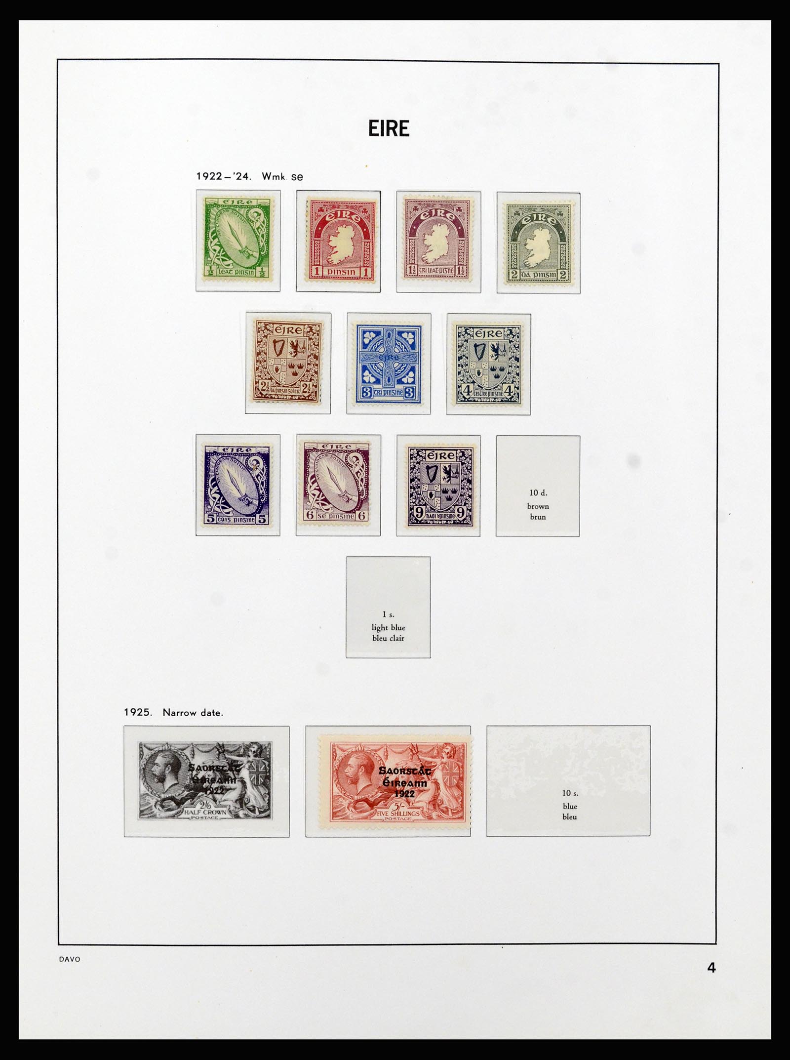 37213 004 - Postzegelverzameling 37213 Ierland 1922-1989.
