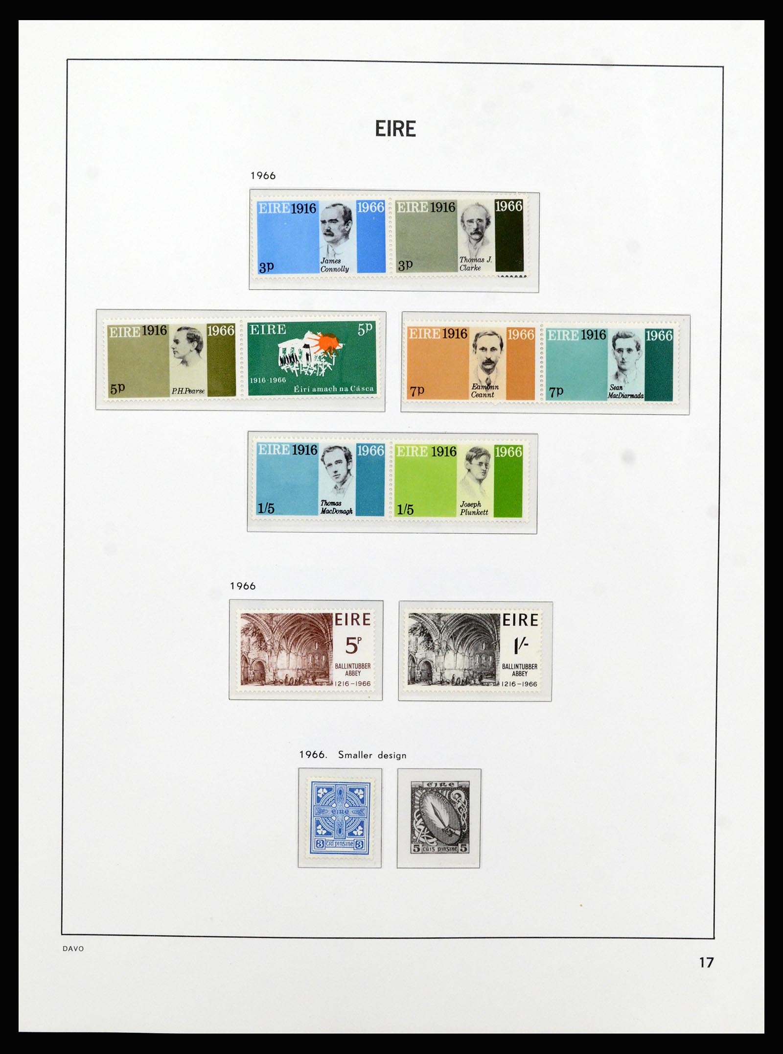 37213 017 - Postzegelverzameling 37213 Ierland 1922-1989.